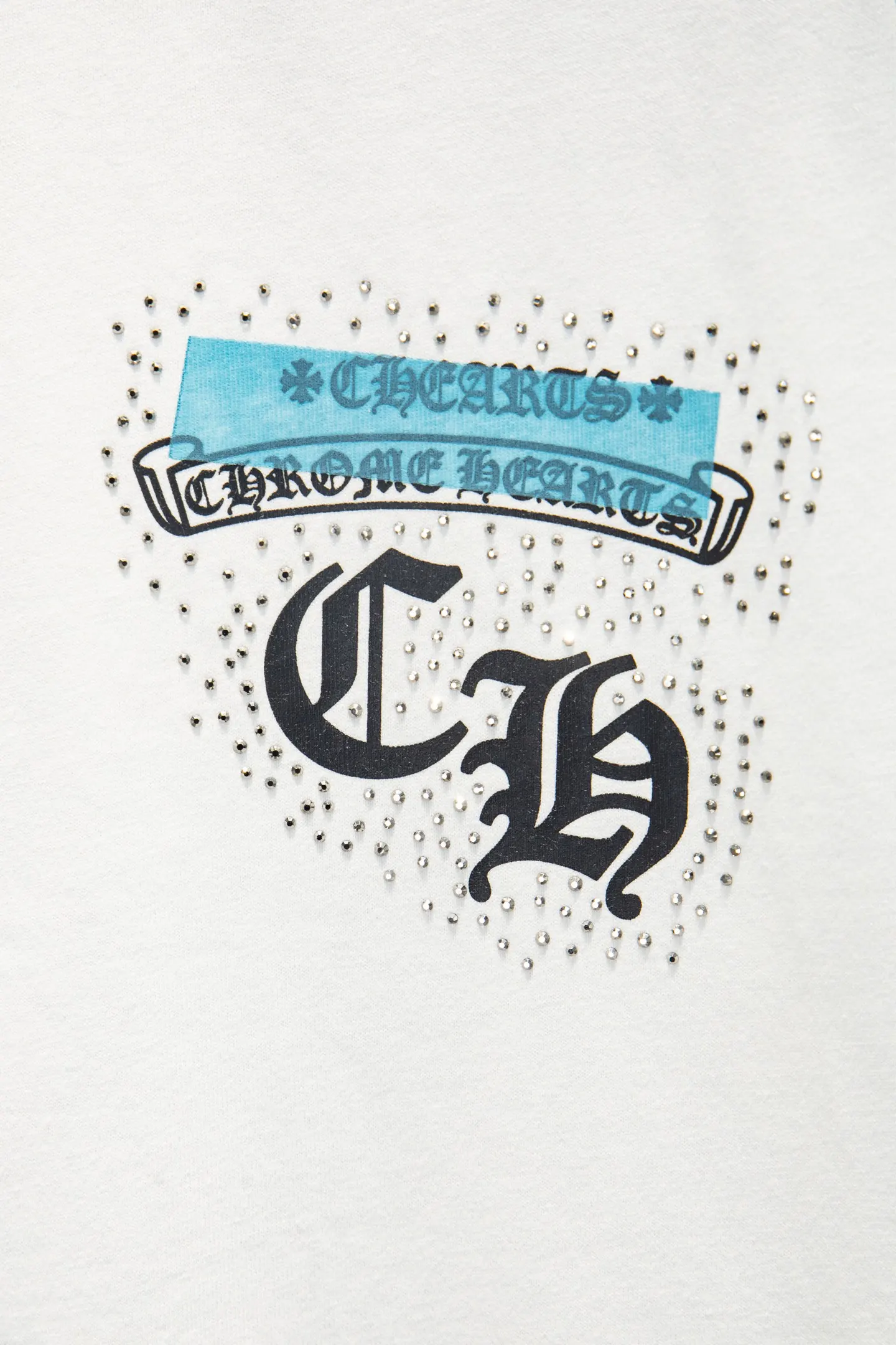 Rhinestone Embellished Oversized T-Shirt D12515490 — view 4