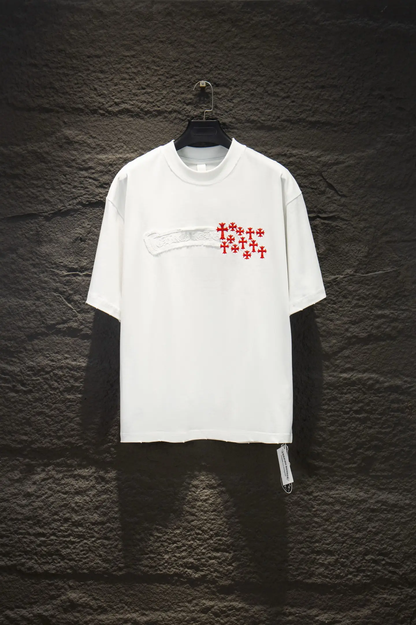 Embroidered Oversized Cotton T-Shirt D14515488