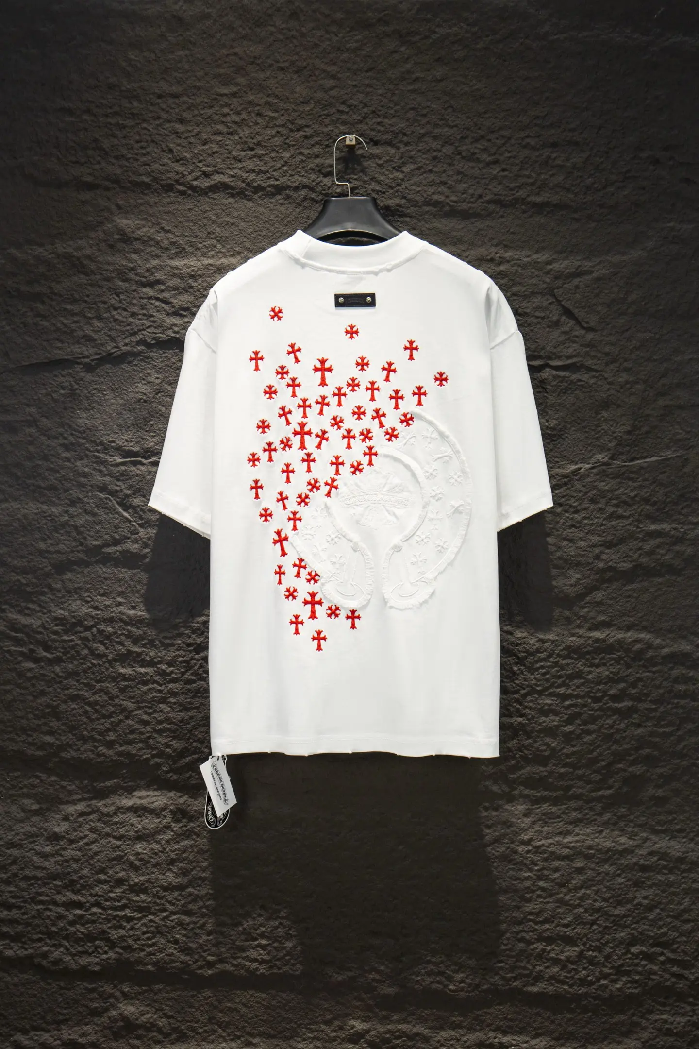 Embroidered Oversized Cotton T-Shirt D14515488 — view 2