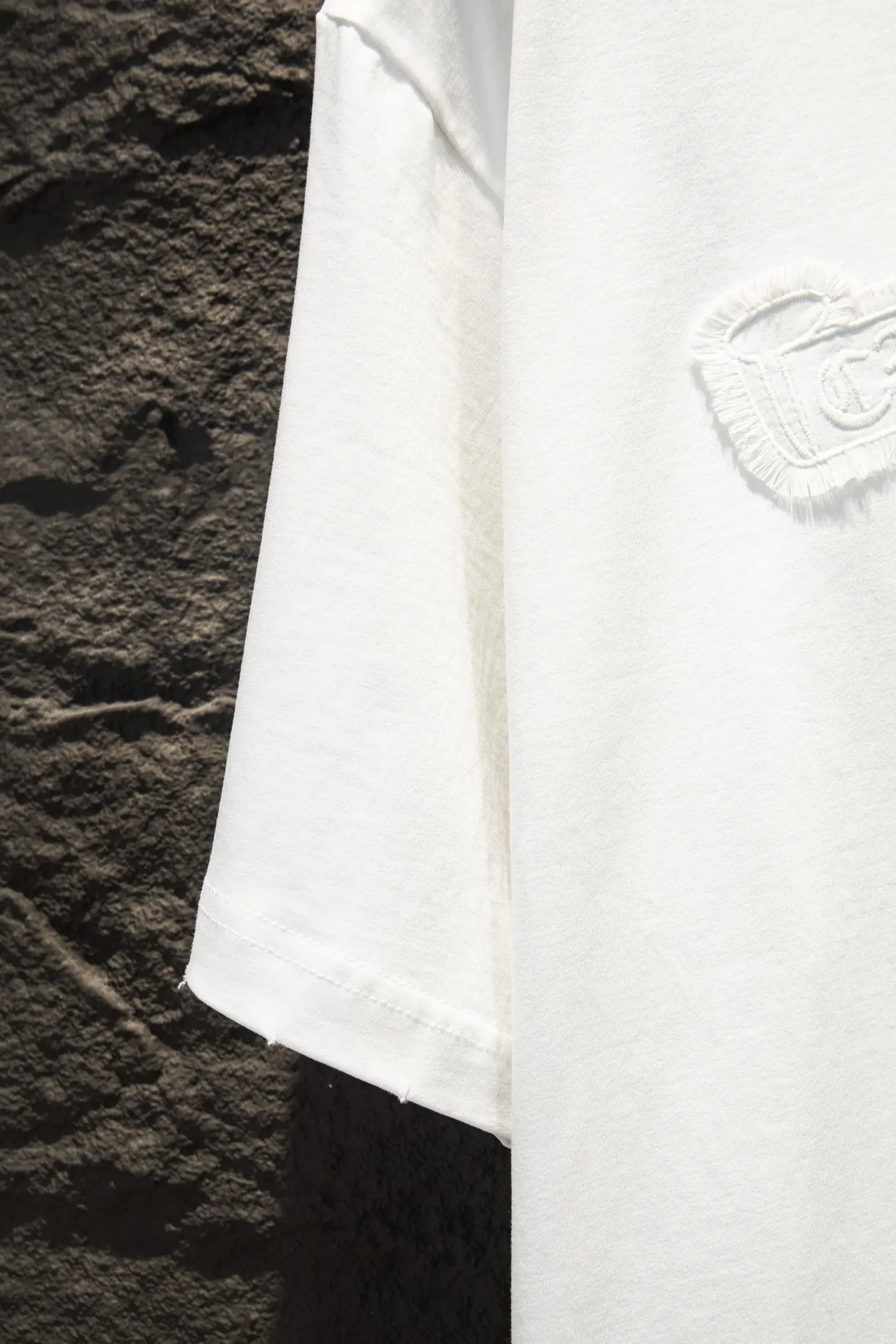 Embroidered Oversized Cotton T-Shirt D14515488 — view 5