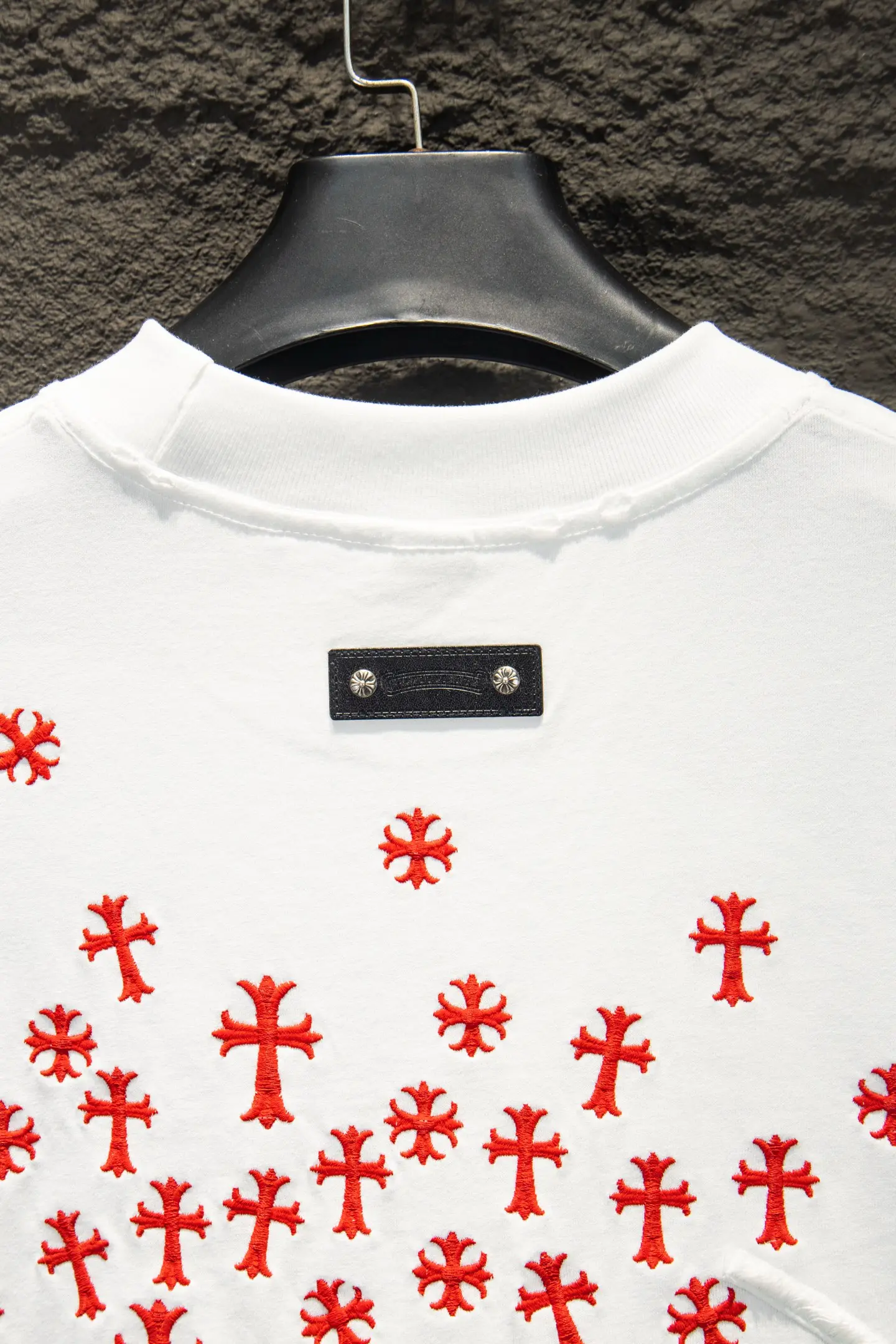 Embroidered Oversized Cotton T-Shirt D14515488 — view 7