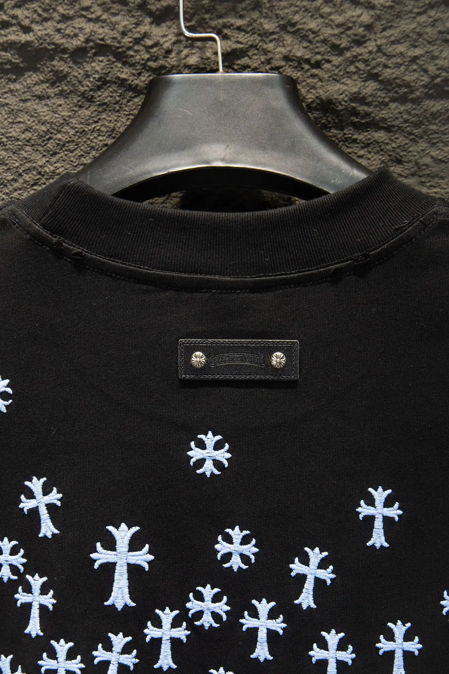 Embroidered Oversized Cotton T-Shirt D14515489 — view 7