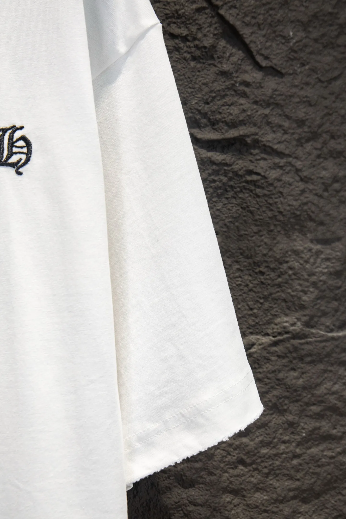 Oversized Embroidered Cotton T-Shirt D14515486 — view 6