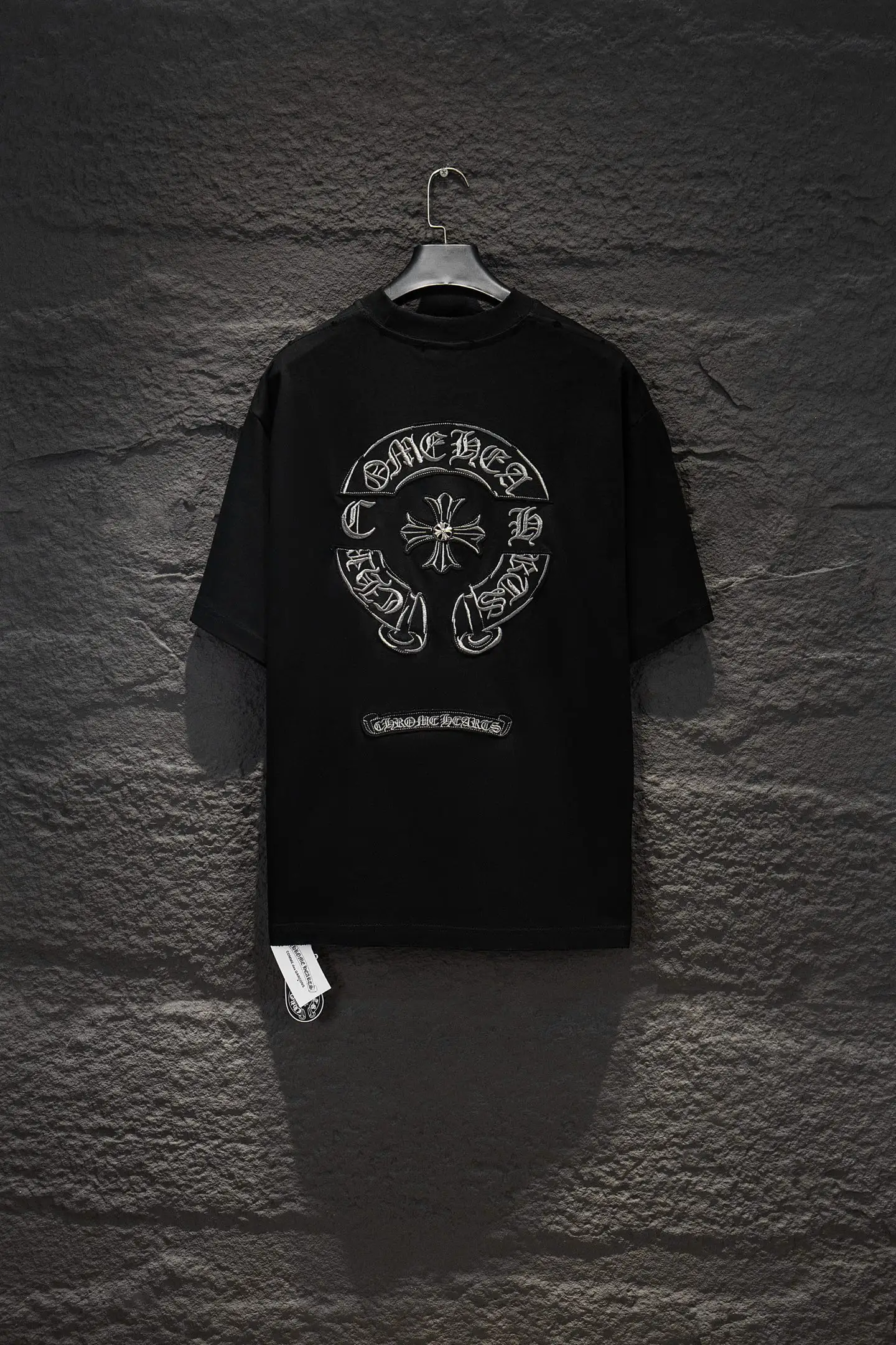 Embroidered Oversized Cotton T-Shirt D14515487 — view 2