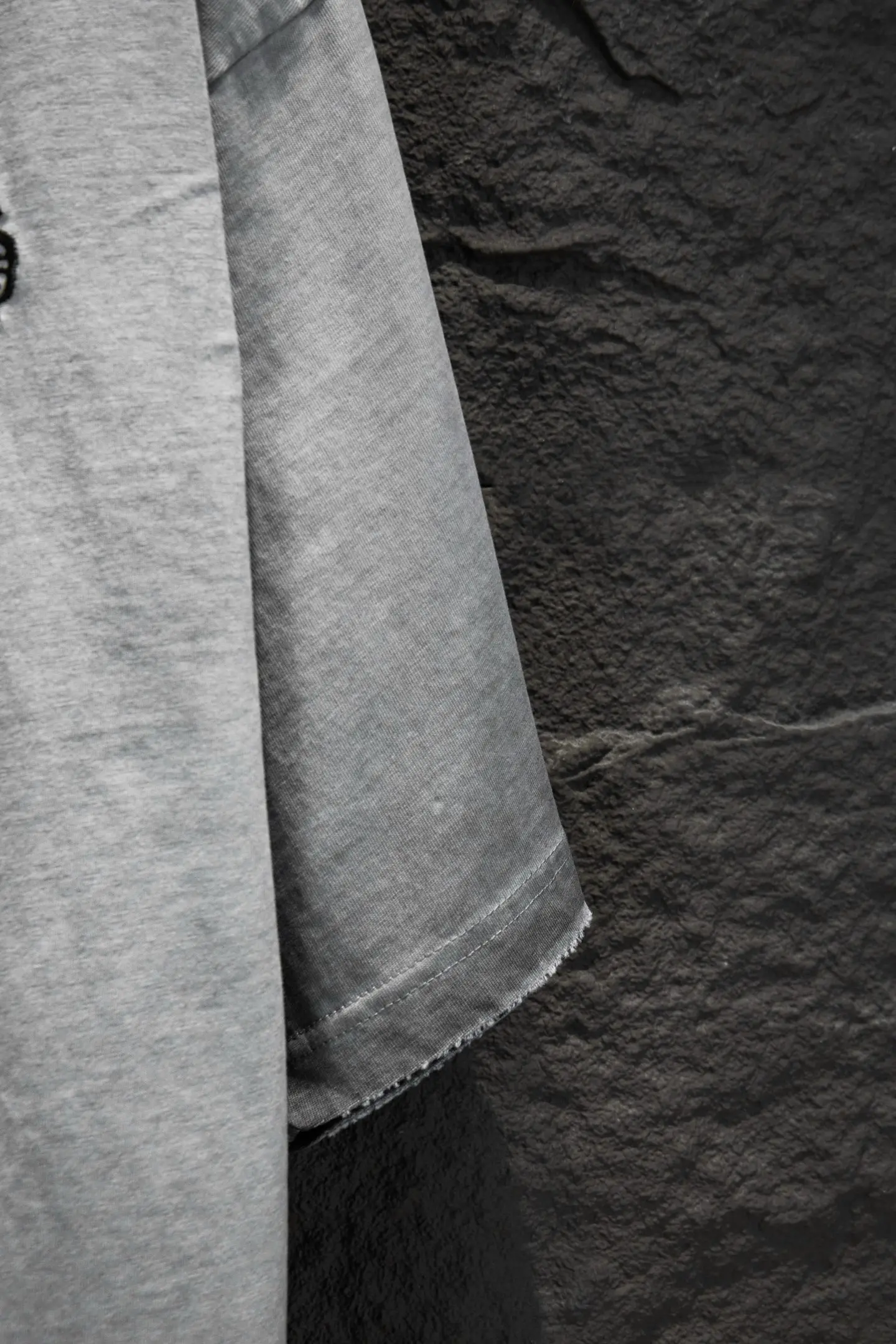 Embroidered Distressed Oversized T-Shirt D14515485 — view 7