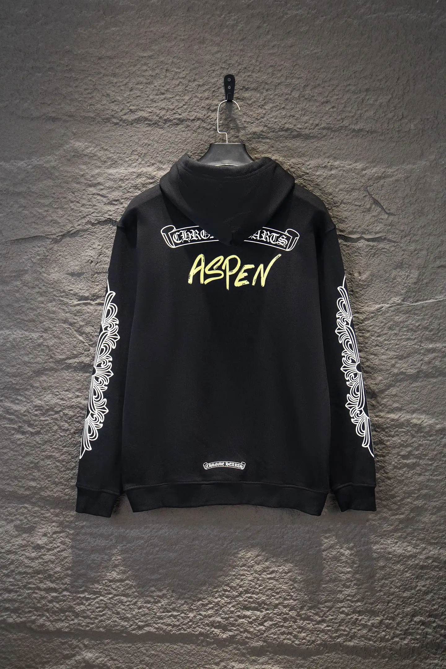 Logo-Print Cotton-Fleece Zip-Up Hoodie D22924243 — view 2