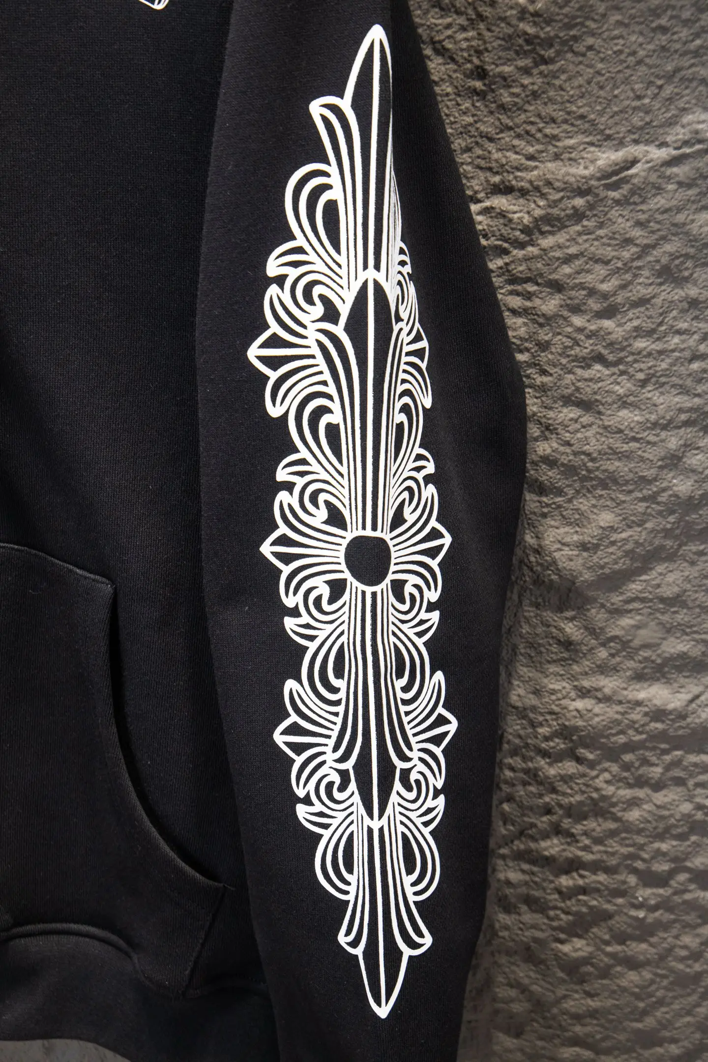 Logo-Print Cotton-Fleece Zip-Up Hoodie D22924243 — view 6