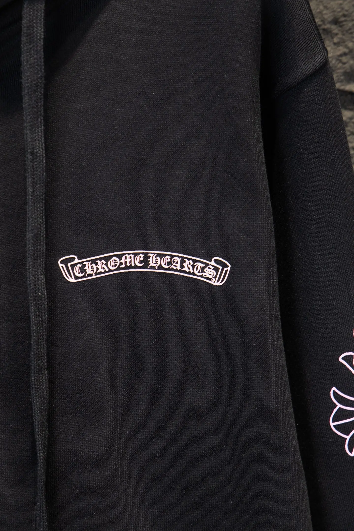 Logo-Print Cotton-Fleece Zip-Up Hoodie D22924242 — view 4