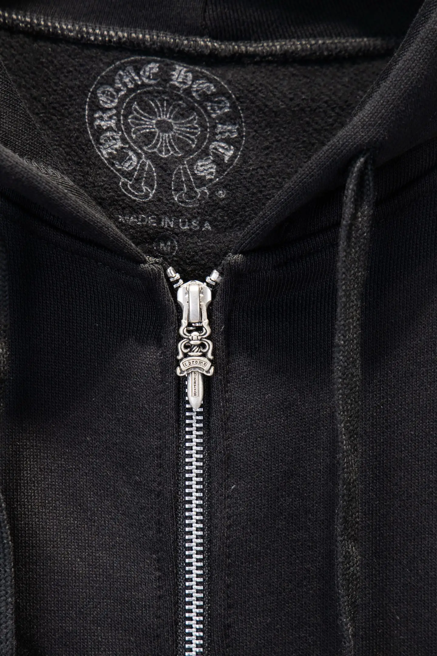 Logo Print Zip-Up Cotton Hoodie D22924215 — view 10