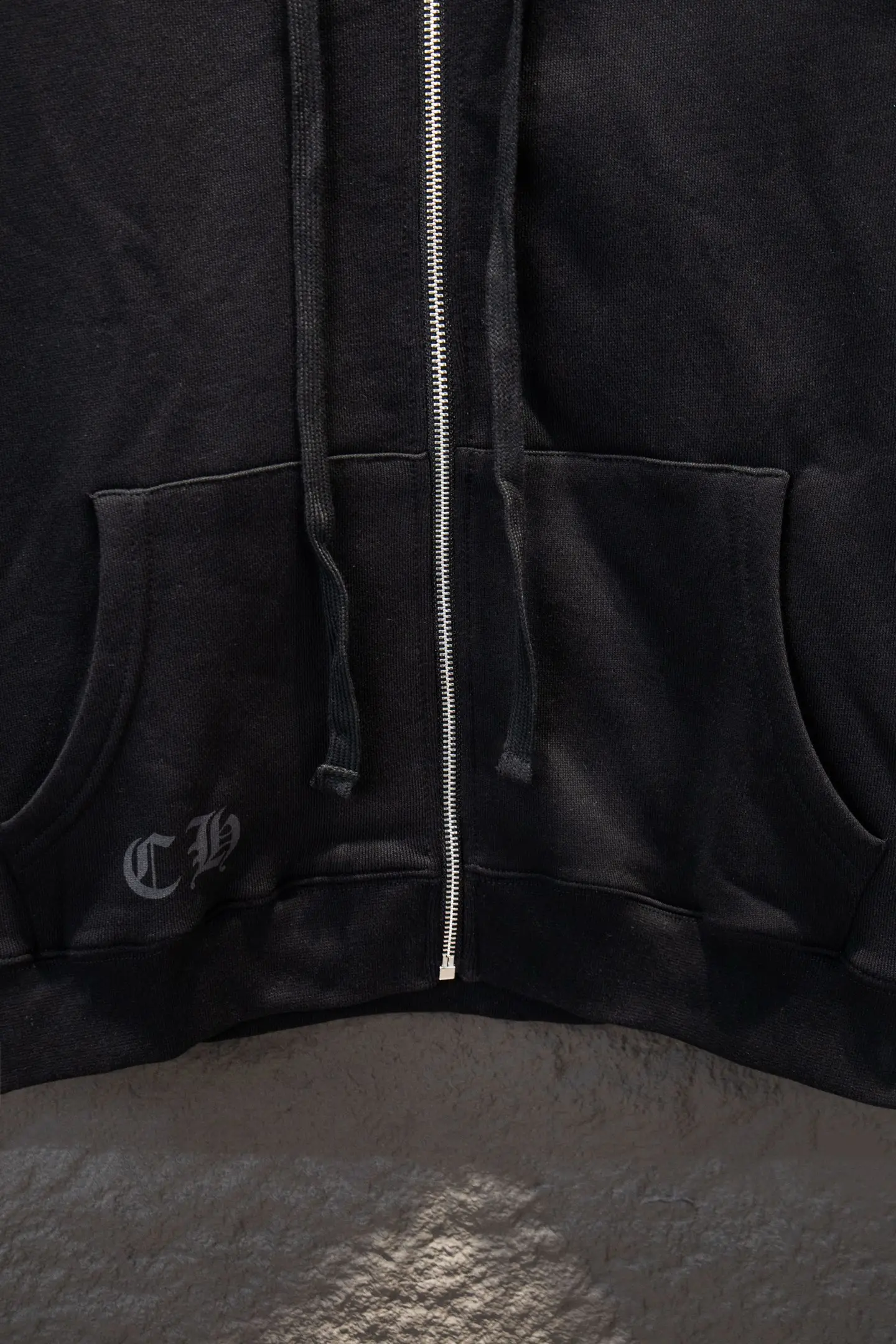 Logo Print Zip-Up Cotton Hoodie D22924215 — view 15