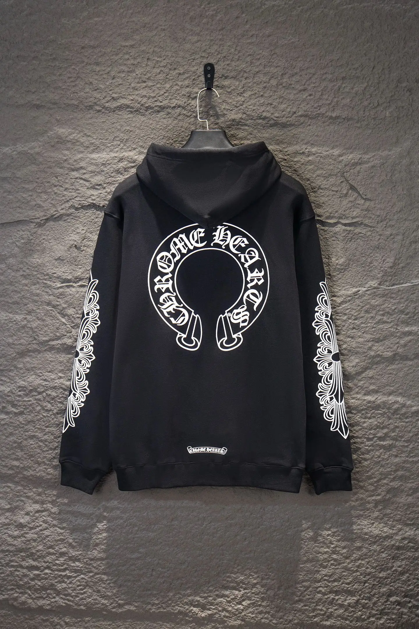 Logo-Print Cotton-Fleece Zip-Up Hoodie D22924246 — view 2