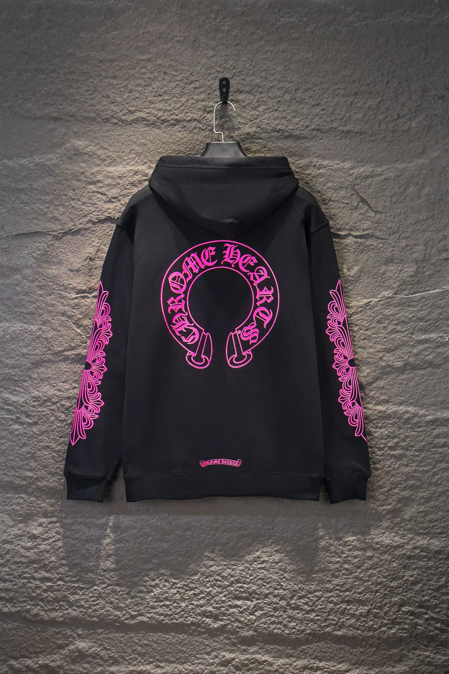 Logo-Print Cotton-Fleece Zip-Up Hoodie D22924244 — view 2