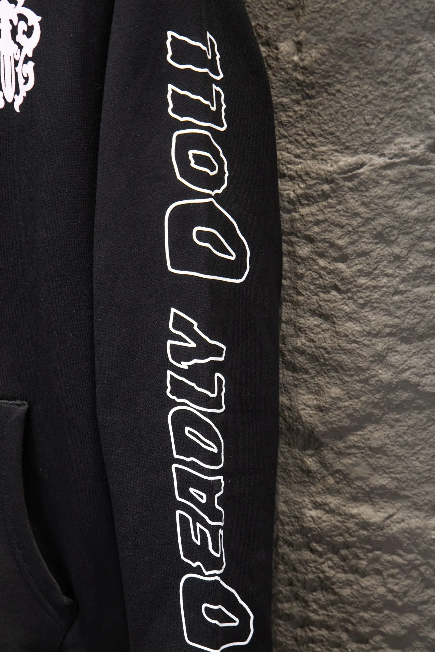 Graphic Print Zip-Up Cotton Hoodie D22924241 — view 7