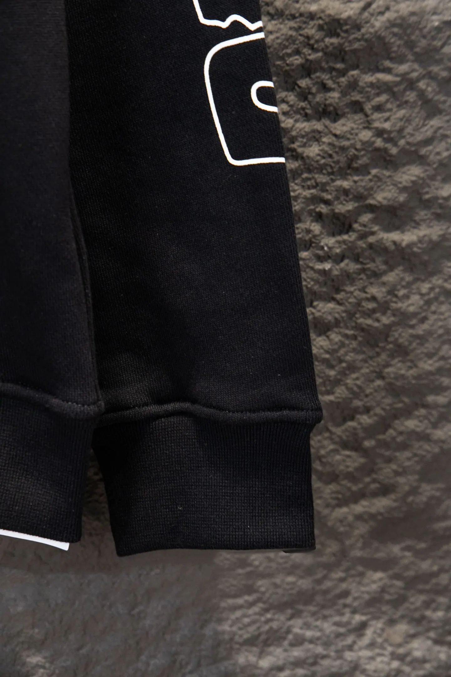 Graphic Print Zip-Up Cotton Hoodie D22924241 — view 13