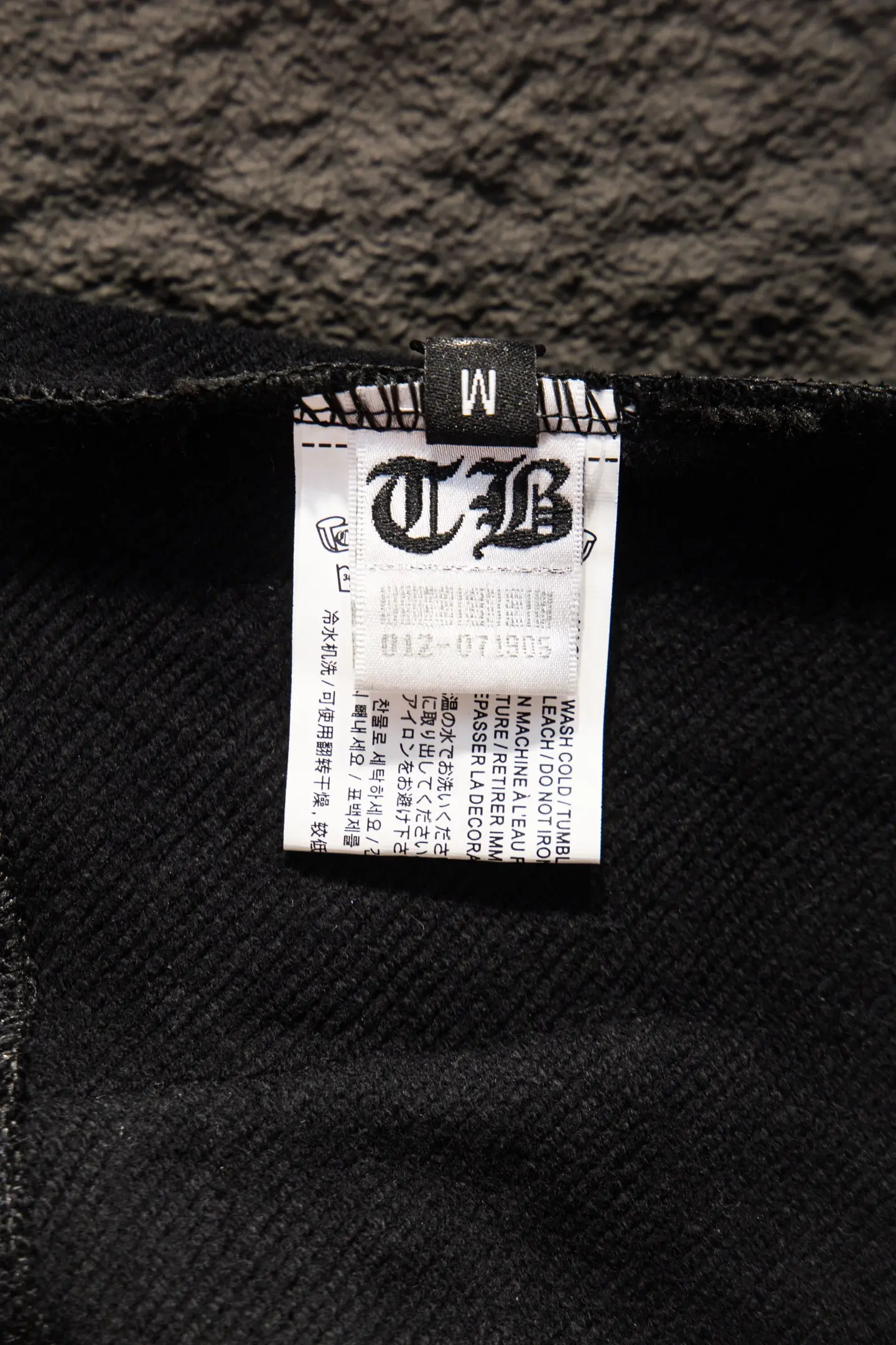 Embroidered Logo Oversized Zip-Up Hoodie D22524231 — view 14