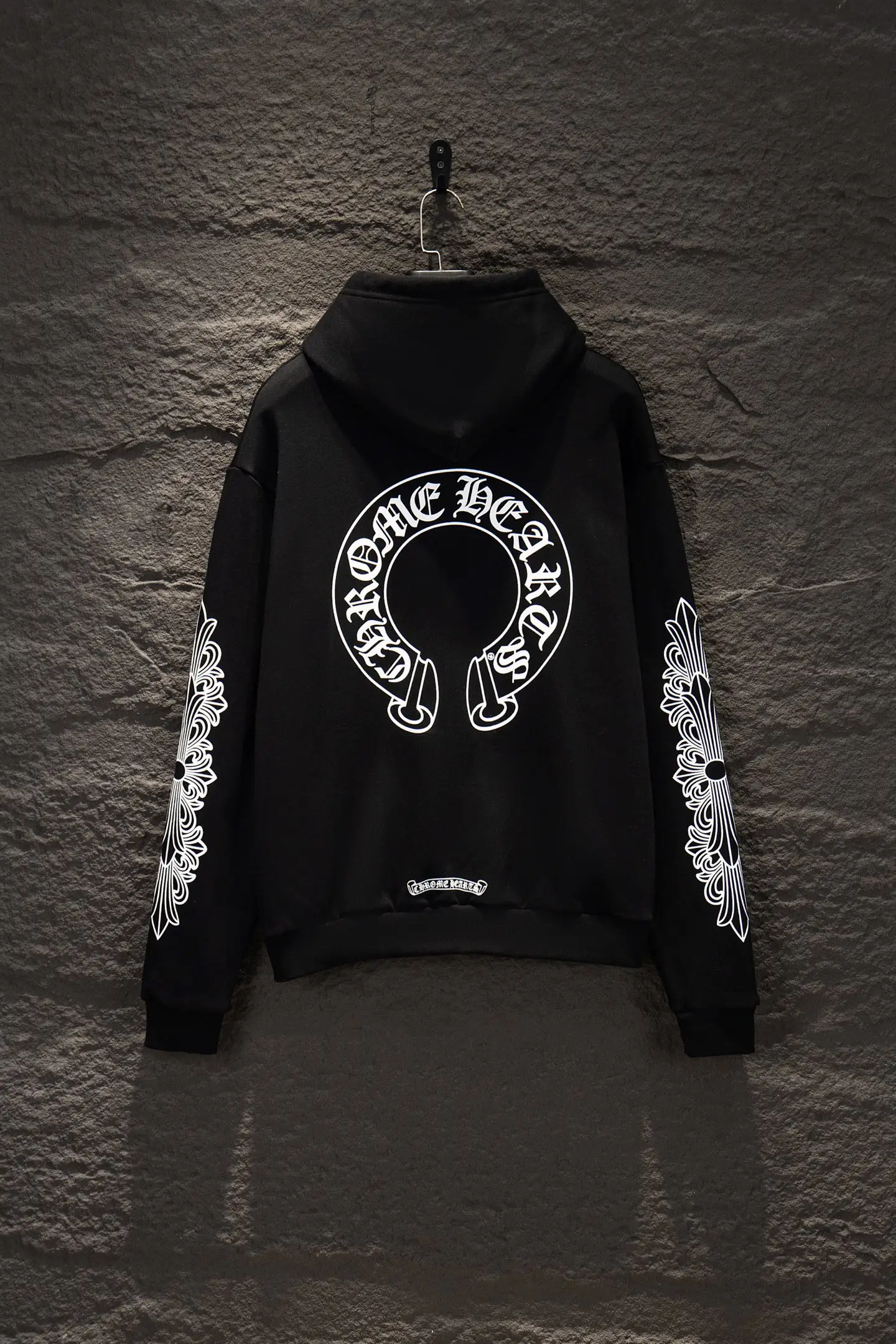 Logo Print Oversized Cotton Hoodie D20524239