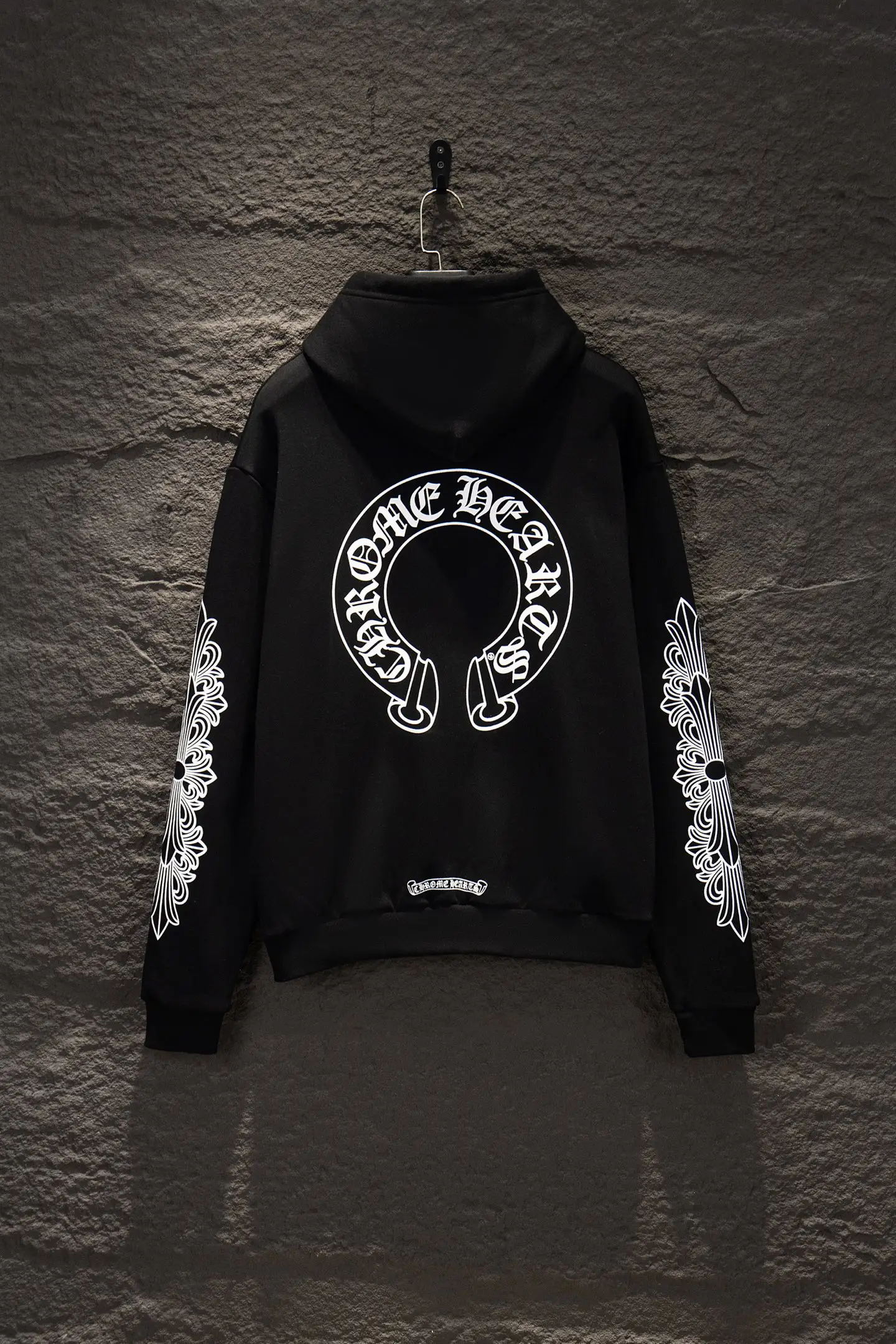 Logo Print Oversized Cotton Hoodie D20524239
