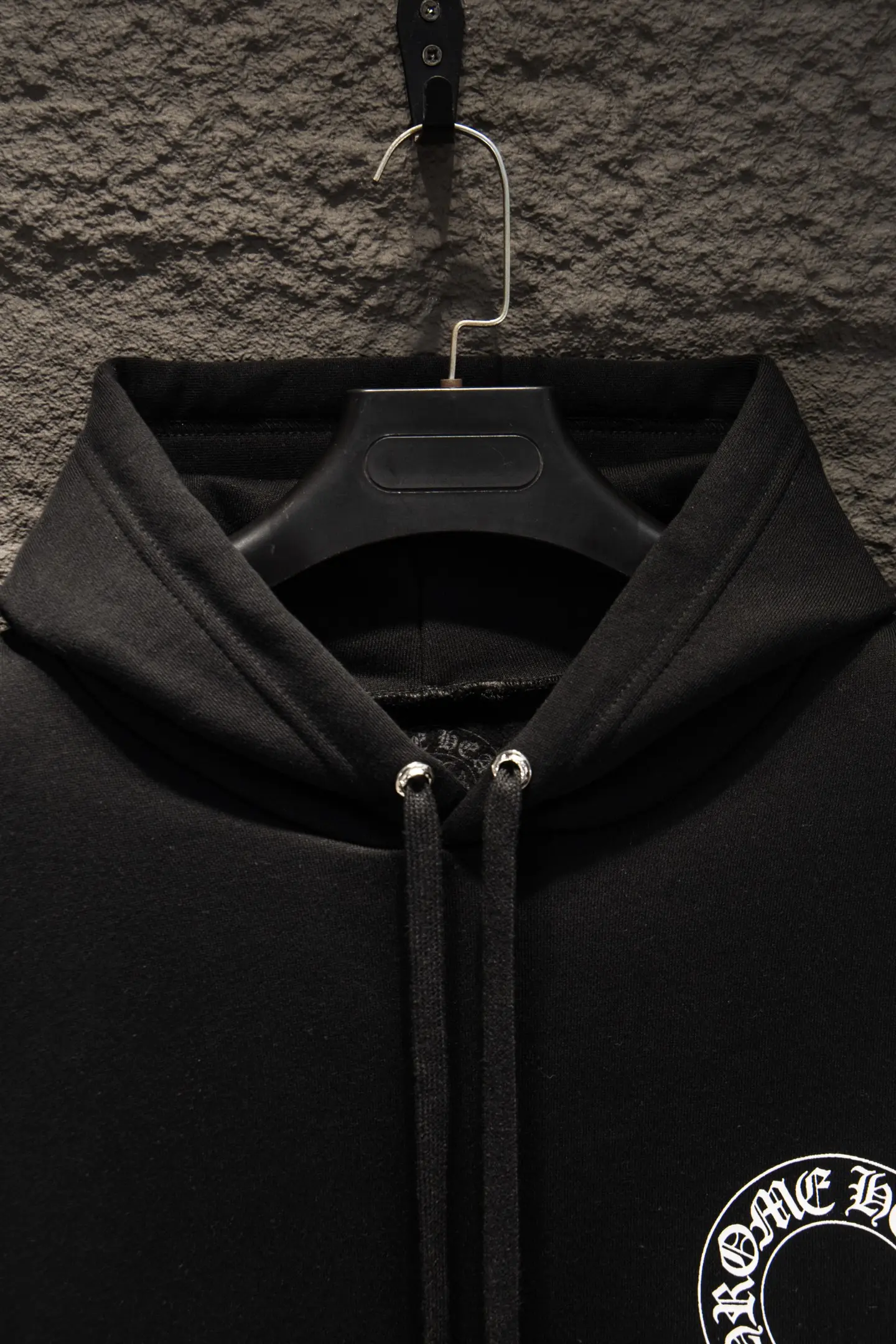 Logo Print Oversized Cotton Hoodie D20524239 — view 3