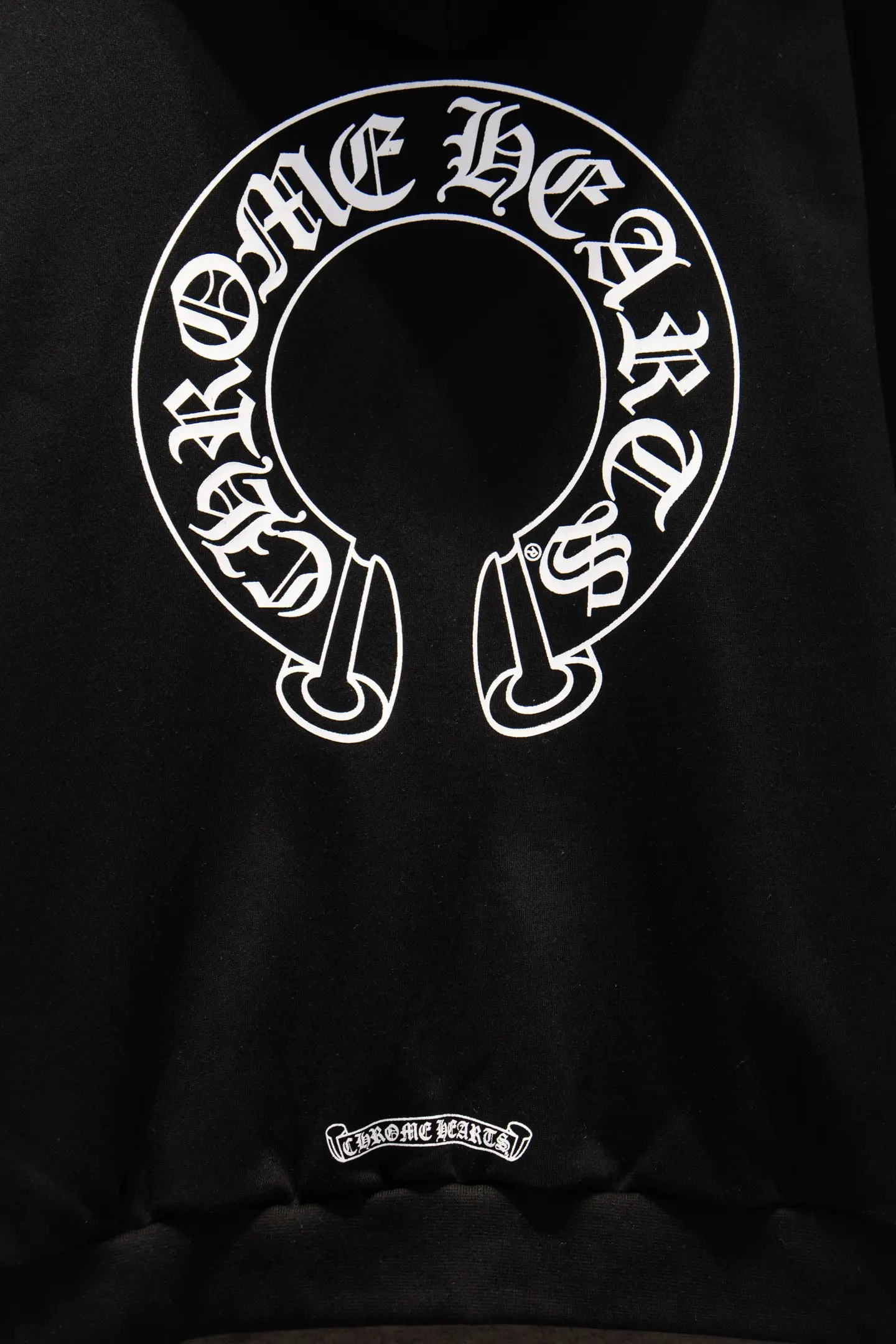 Logo Print Oversized Cotton Hoodie D20524239 — view 5