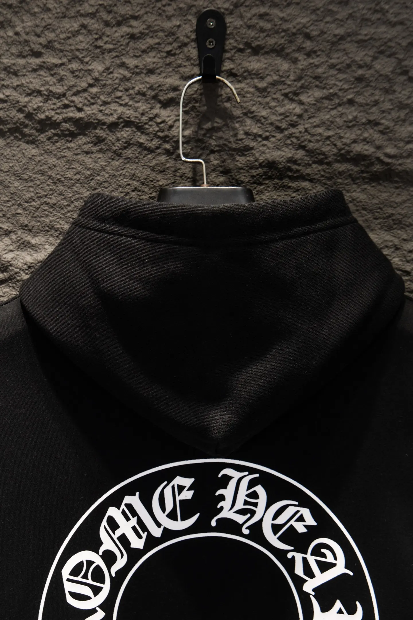 Logo Print Oversized Cotton Hoodie D20524239 — view 9