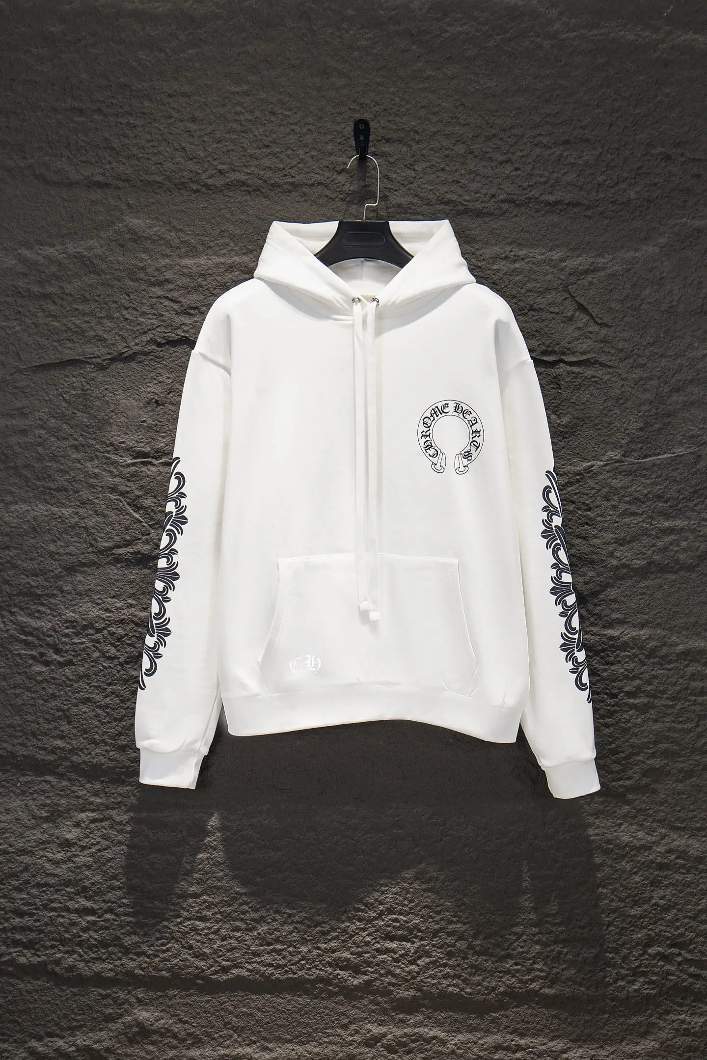 Logo-Print Oversized Cotton-Fleece Hoodie D20524240