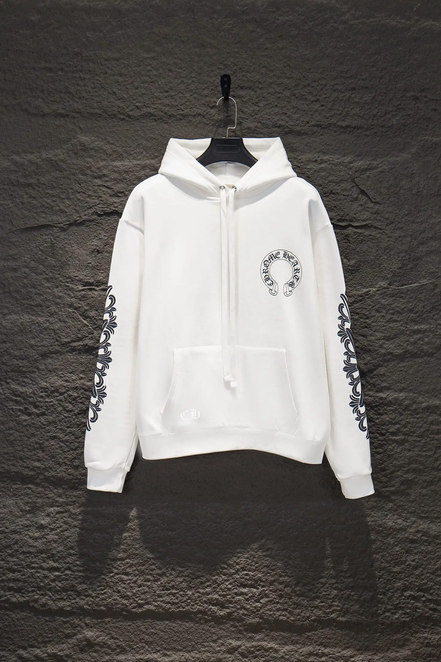 Logo-Print Oversized Cotton-Fleece Hoodie D20524240