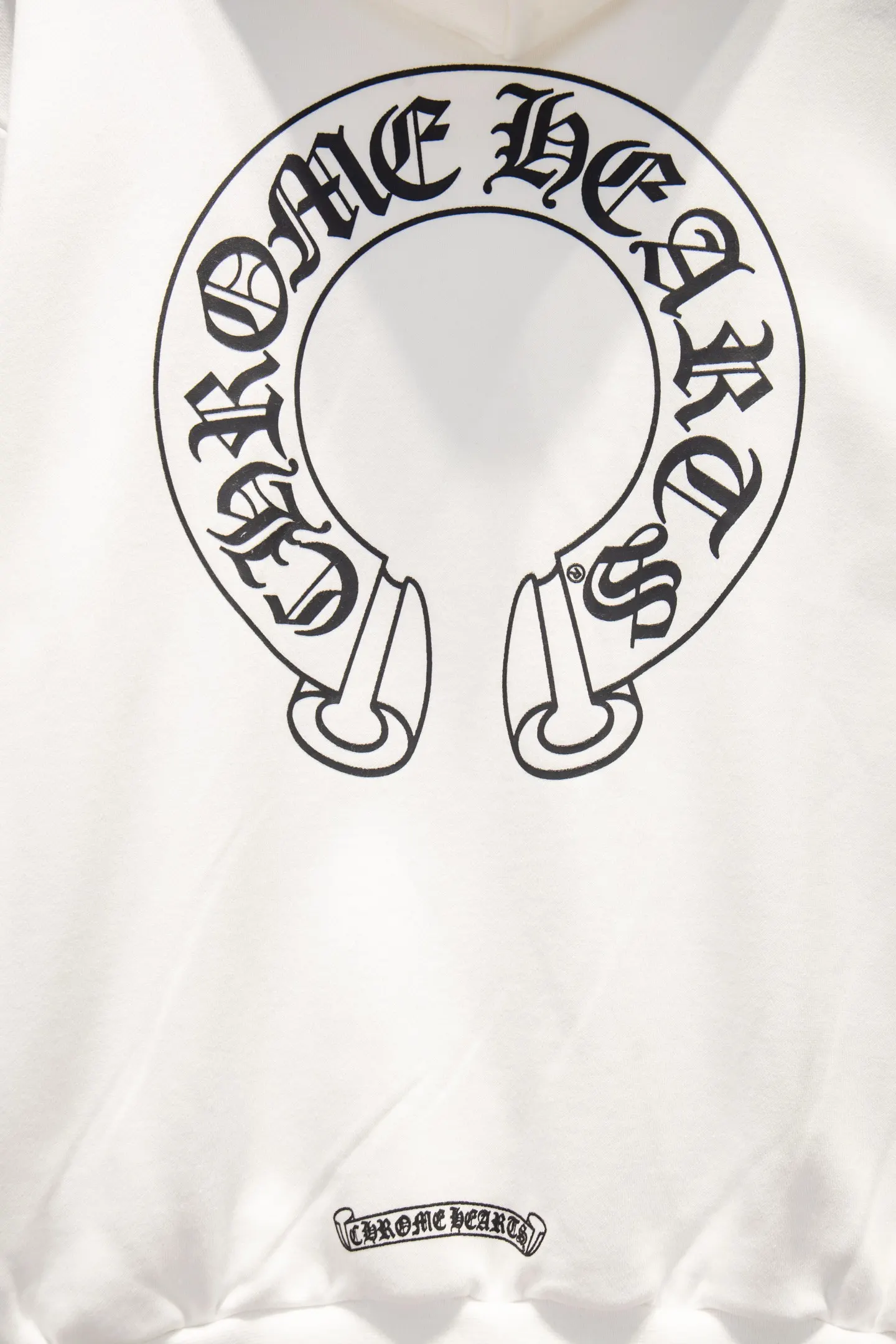 Logo-Print Oversized Cotton-Fleece Hoodie D20524240 — view 5