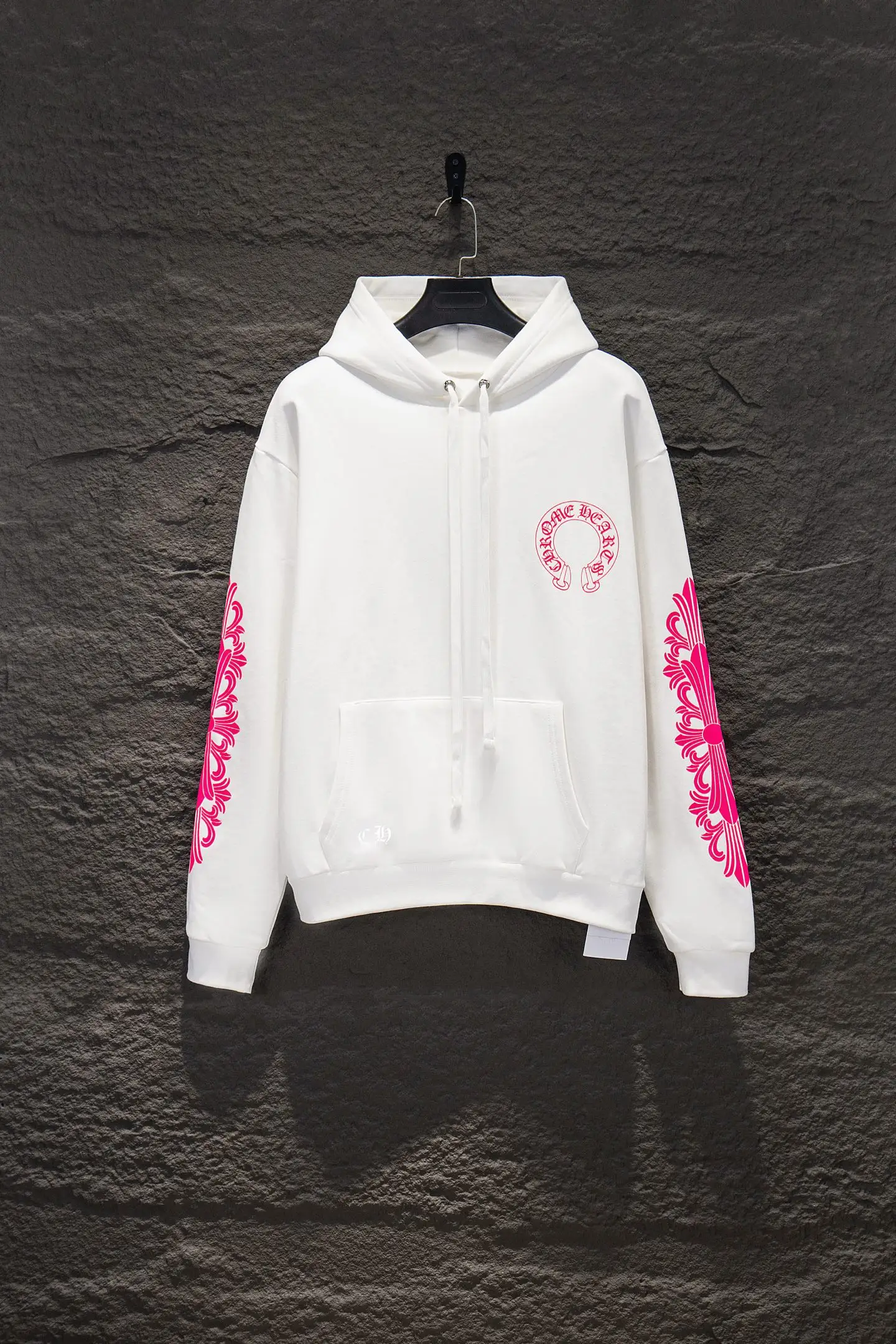 Logo Print Oversized Cotton Hoodie D20524219