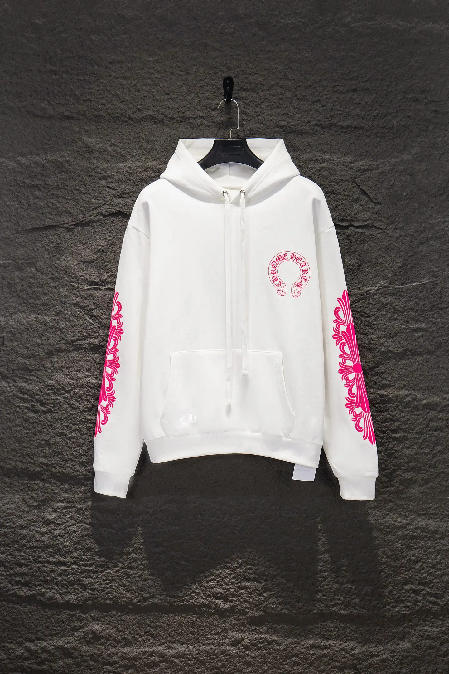 Logo Print Oversized Cotton Hoodie D20524219
