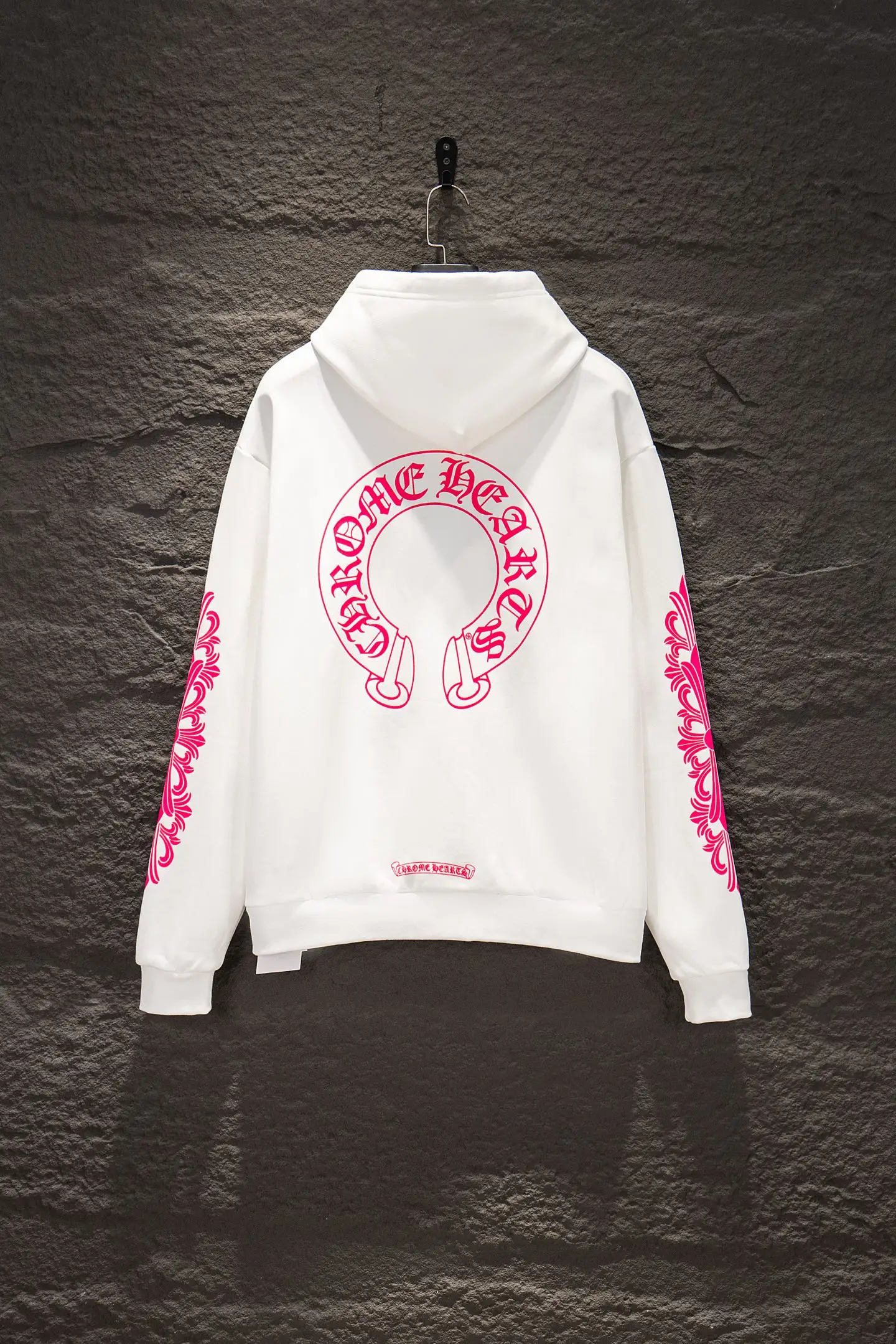 Logo Print Oversized Cotton Hoodie D20524219 — view 2