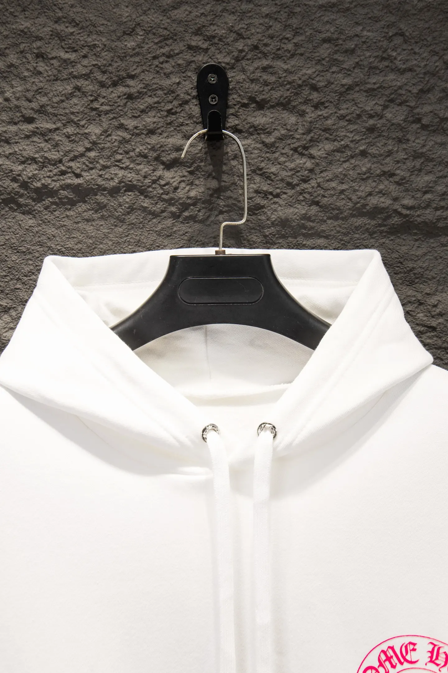Logo Print Oversized Cotton Hoodie D20524219 — view 3