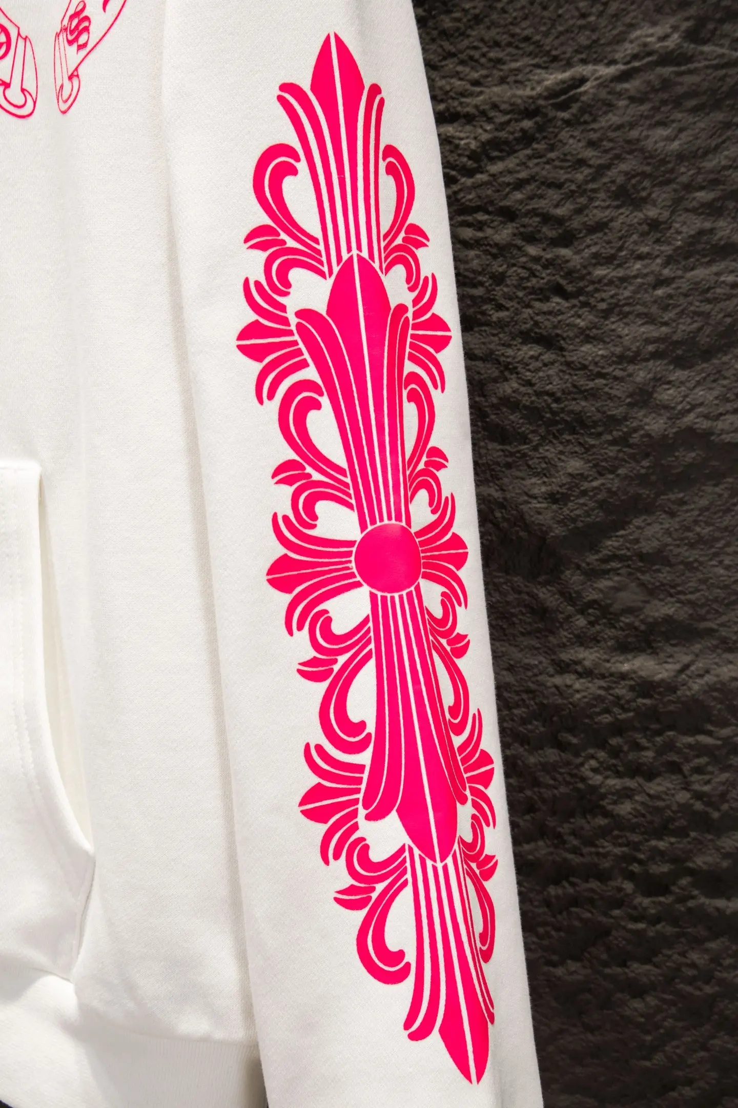 Logo Print Oversized Cotton Hoodie D20524219 — view 6