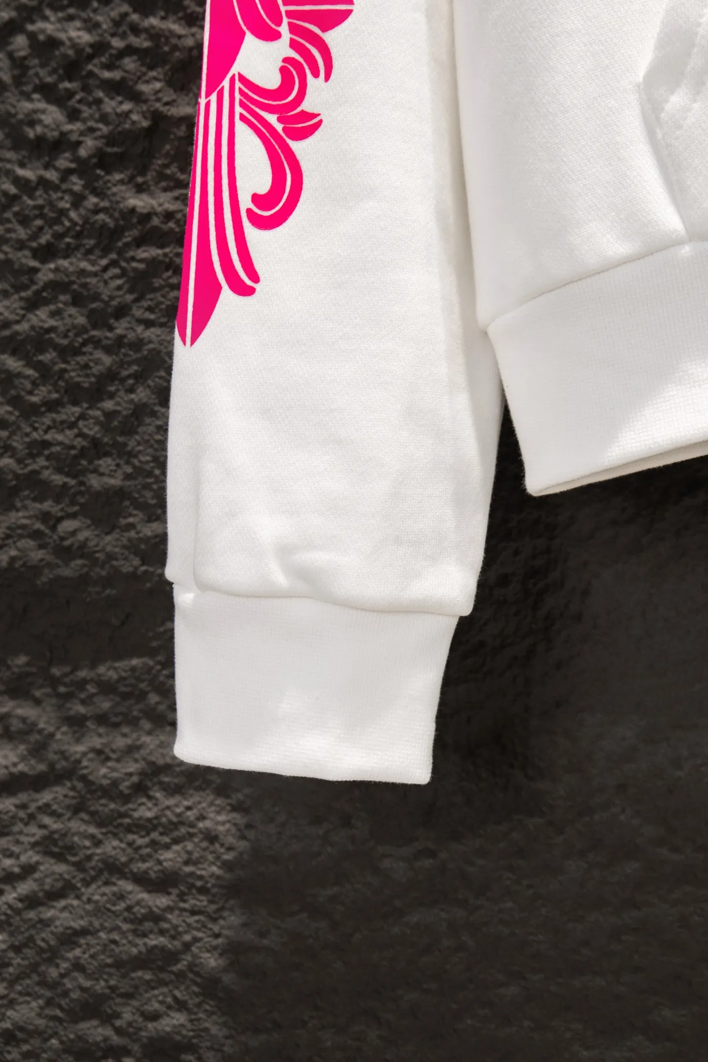 Logo Print Oversized Cotton Hoodie D20524219 — view 7