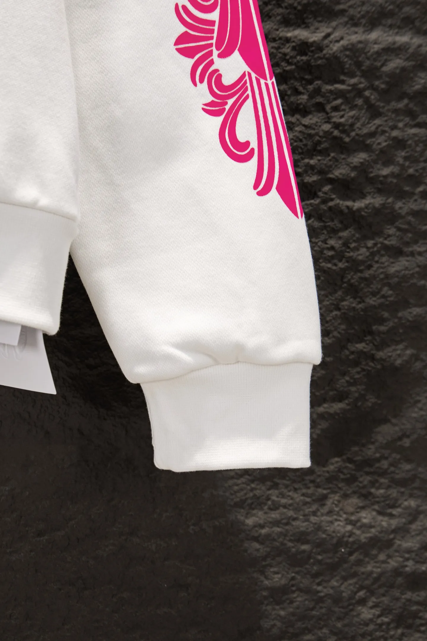 Logo Print Oversized Cotton Hoodie D20524219 — view 8