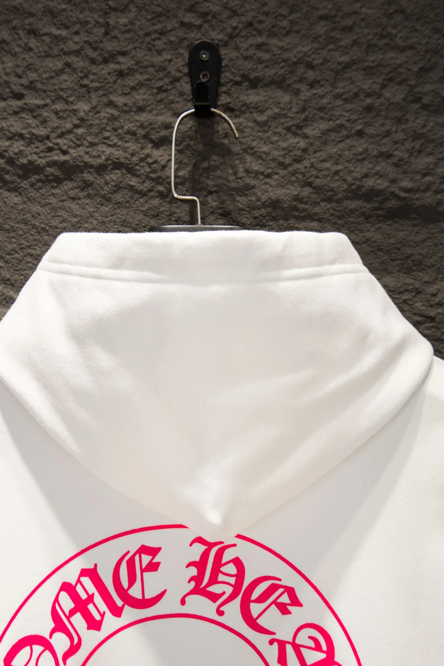 Logo Print Oversized Cotton Hoodie D20524219 — view 9