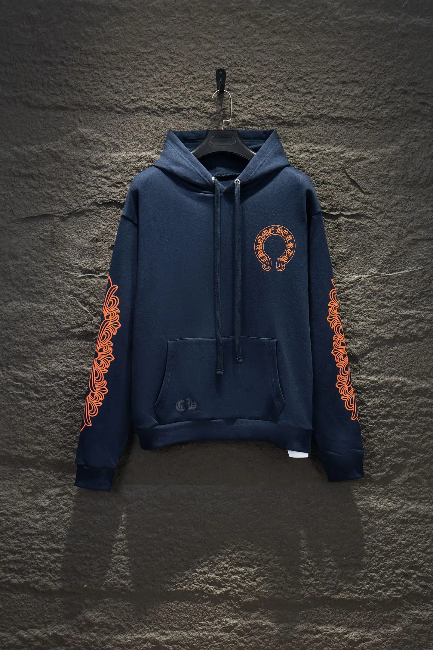 Logo Print Oversized Cotton Hoodie D20524260