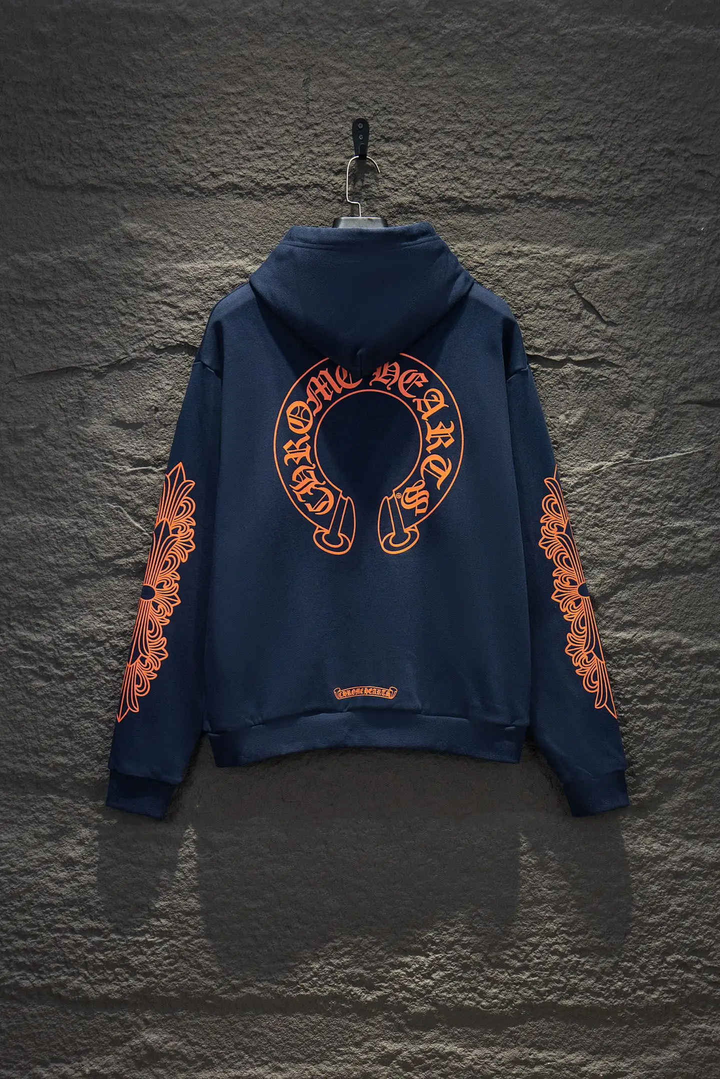 Logo Print Oversized Cotton Hoodie D20524260 — view 2