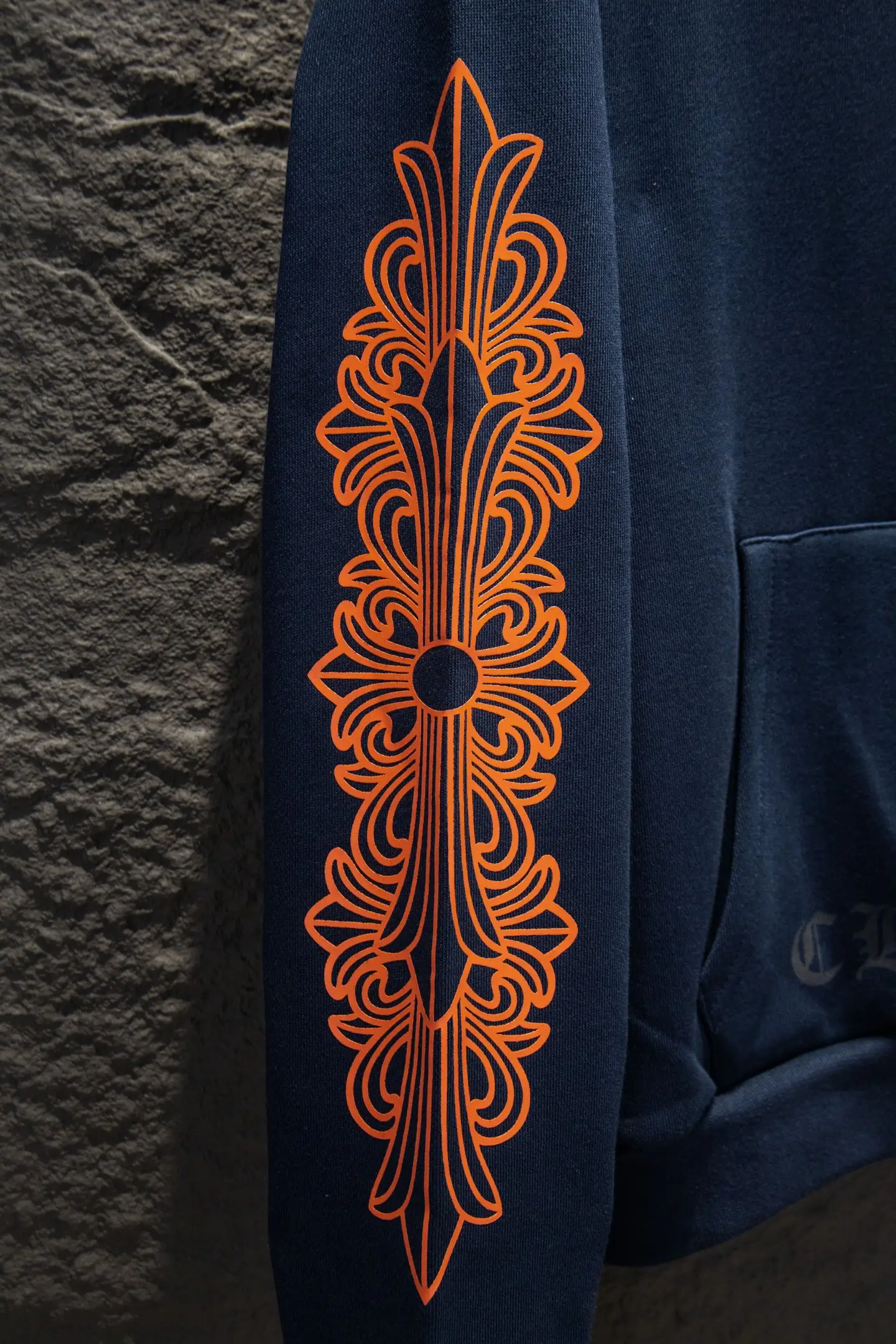 Logo Print Oversized Cotton Hoodie D20524260 — view 6