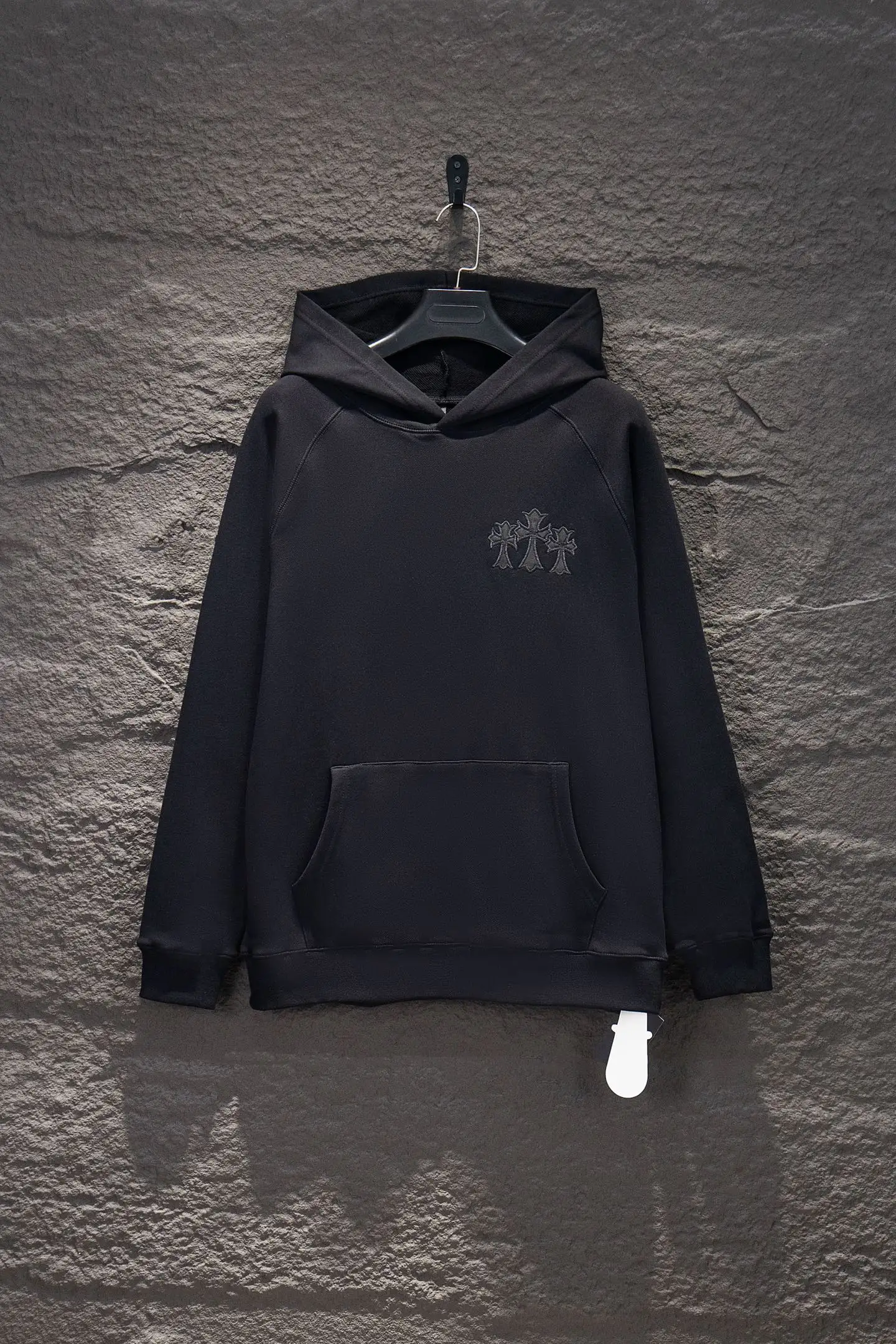 Embroidered Logo Oversized Cotton Hoodie D19524233