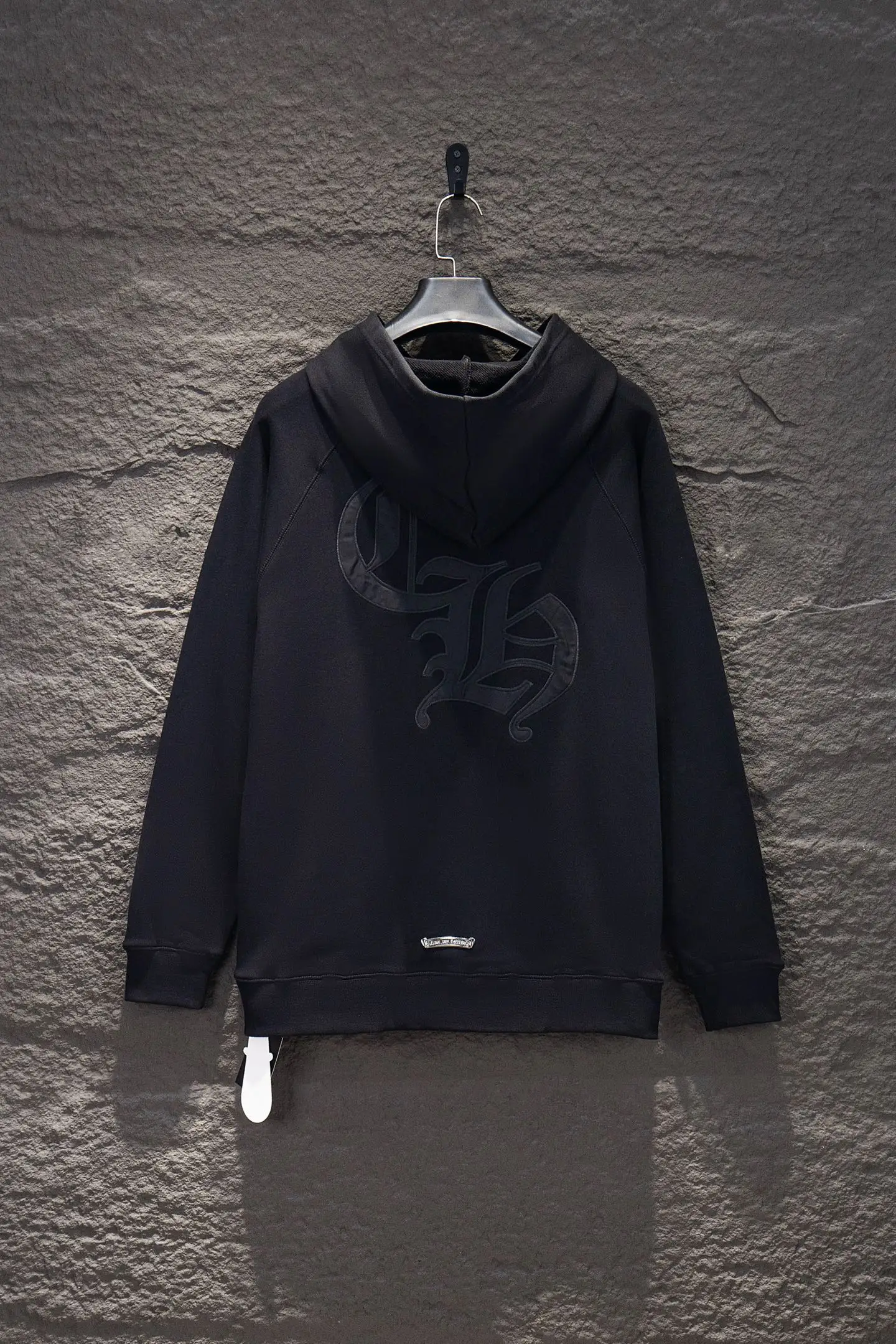 Embroidered Logo Oversized Cotton Hoodie D19524233 — view 2