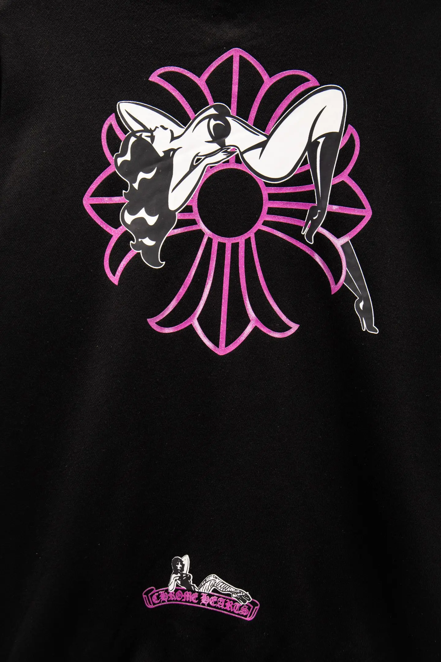 Chrome Hearts Logo Print Oversized Hoodie D20524259 — view 5