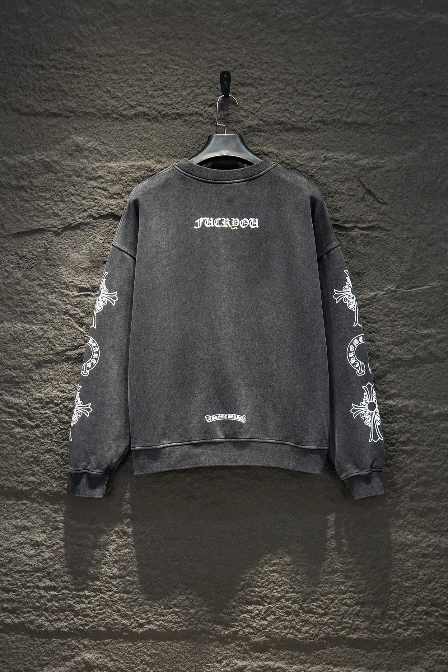 Washed Cotton Crew-Neck Sweatshirt D18924205 — view 2