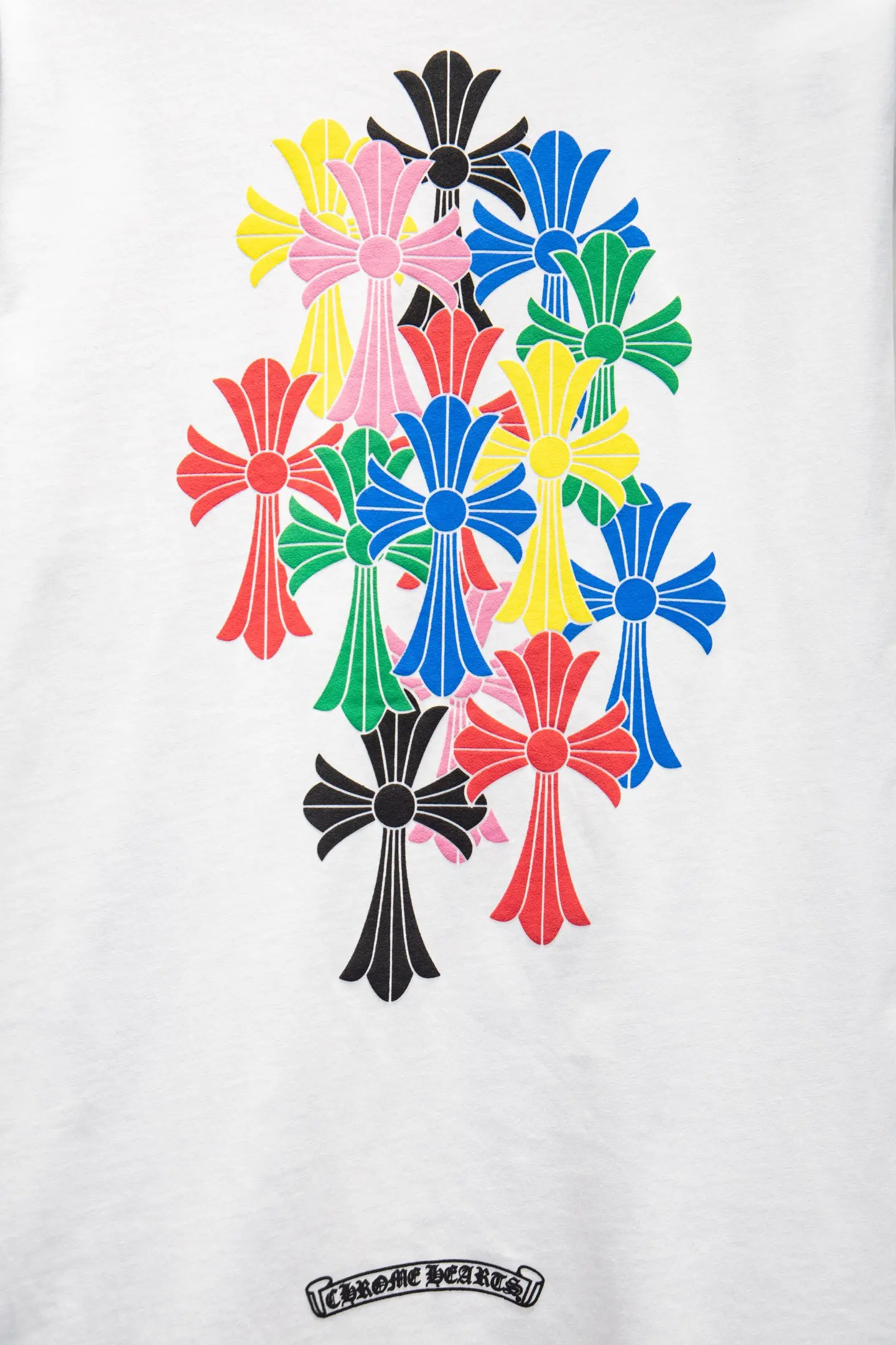 Chrome Hearts Multicolor Logo Long-Sleeve T-Shirt D14924276 — view 5