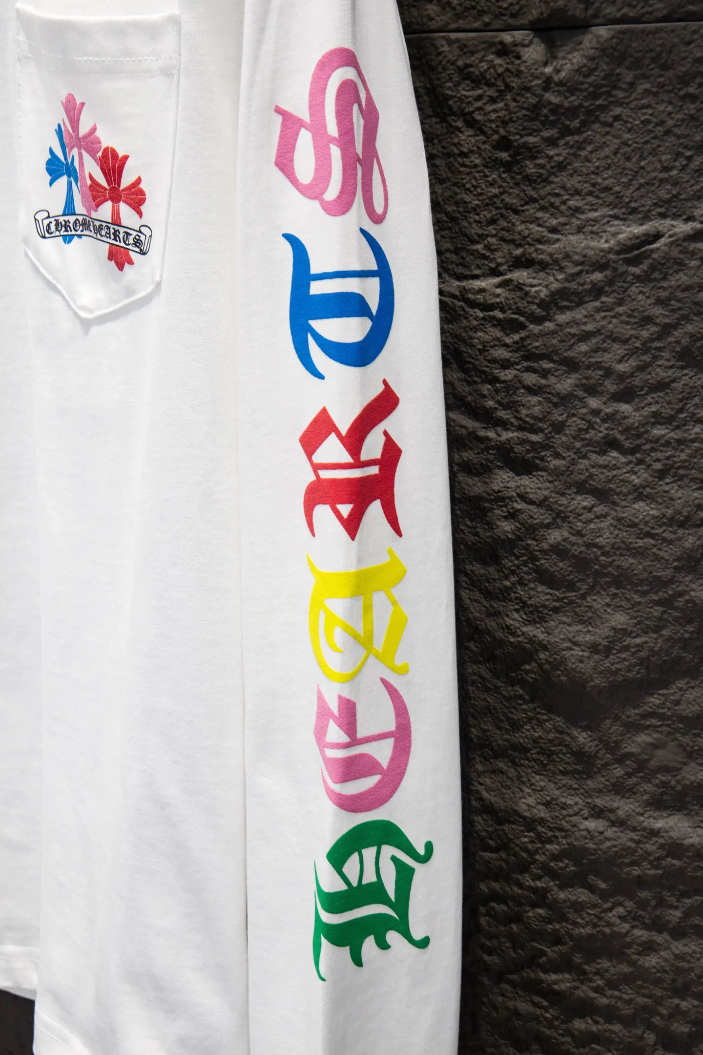 Chrome Hearts Multicolor Logo Long-Sleeve T-Shirt D14924276 — view 7