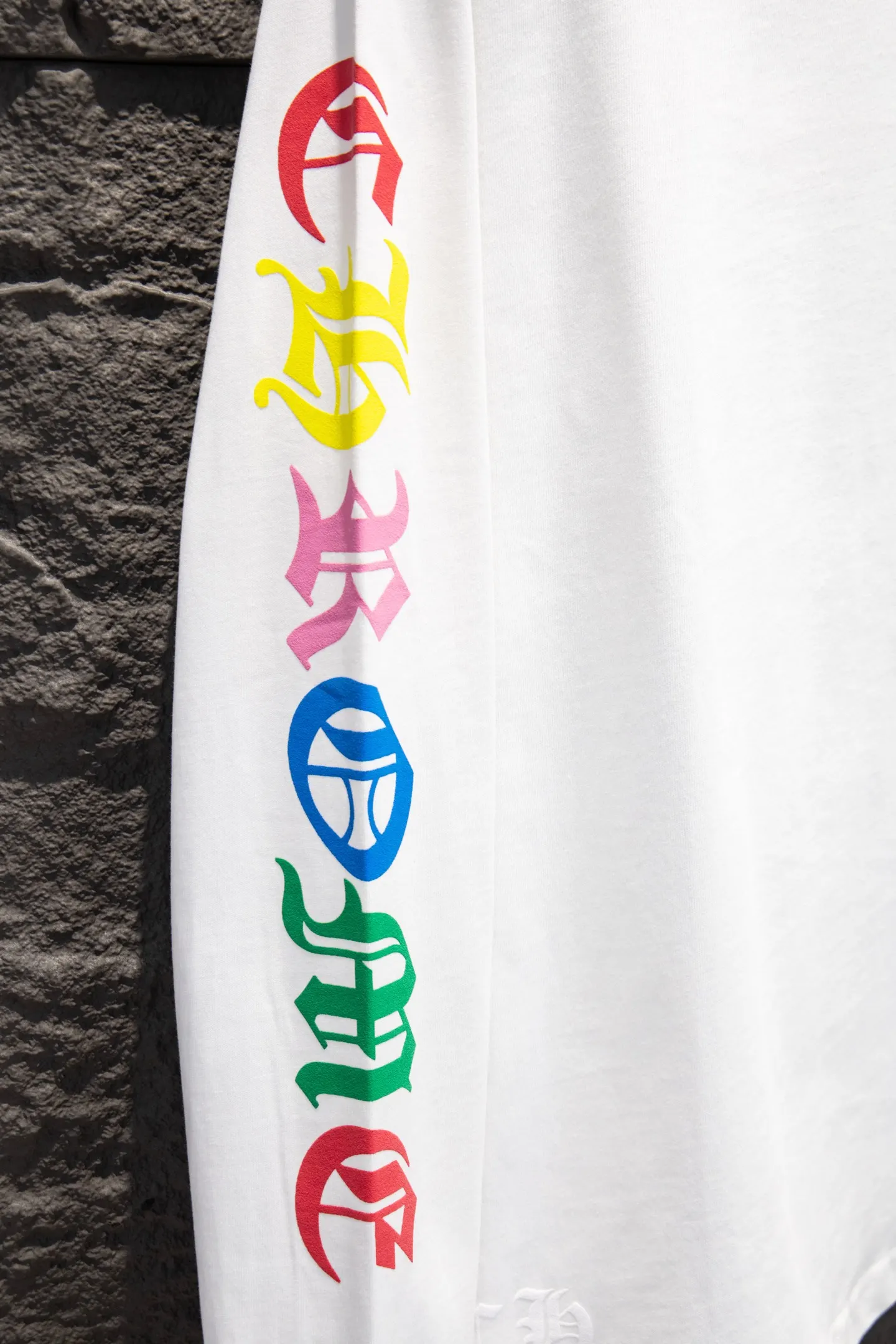 Chrome Hearts Multicolor Logo Long-Sleeve T-Shirt D14924276 — view 8