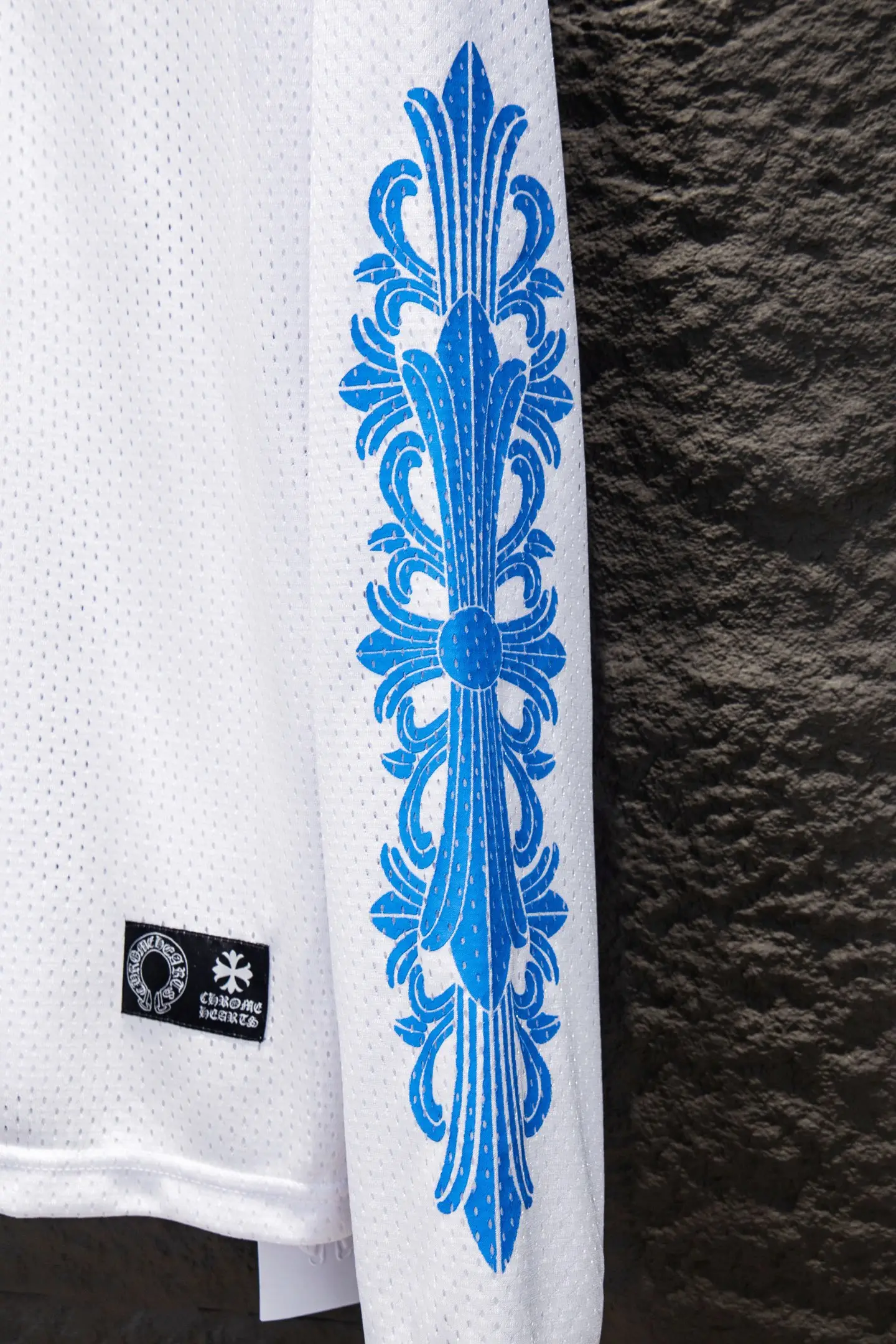Chrome Hearts Oversized Mesh Jersey Long-Sleeve T-Shirt D14524267 — view 4