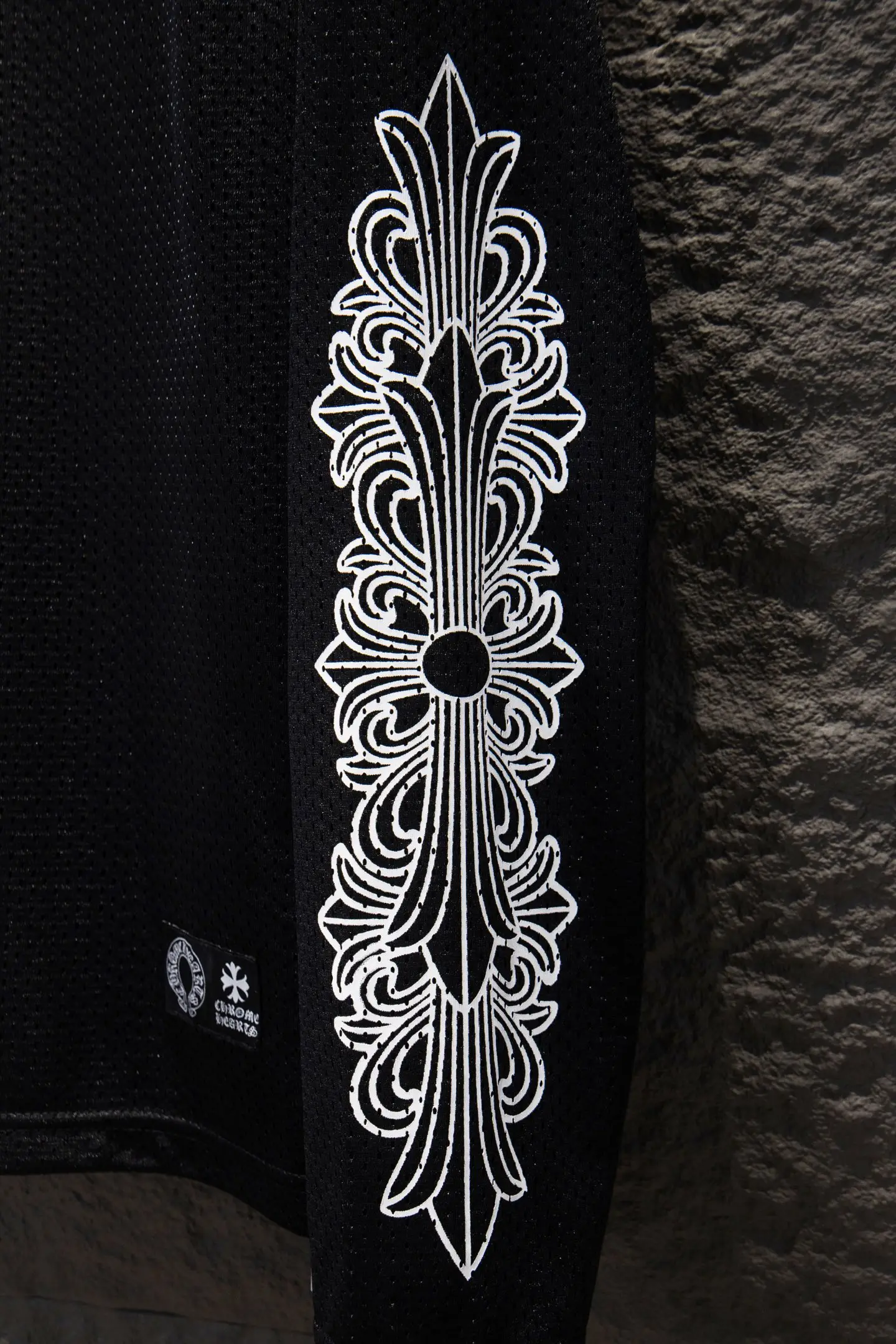 Logo-Print Mesh Long-Sleeve T-Shirt D14524266 — view 5