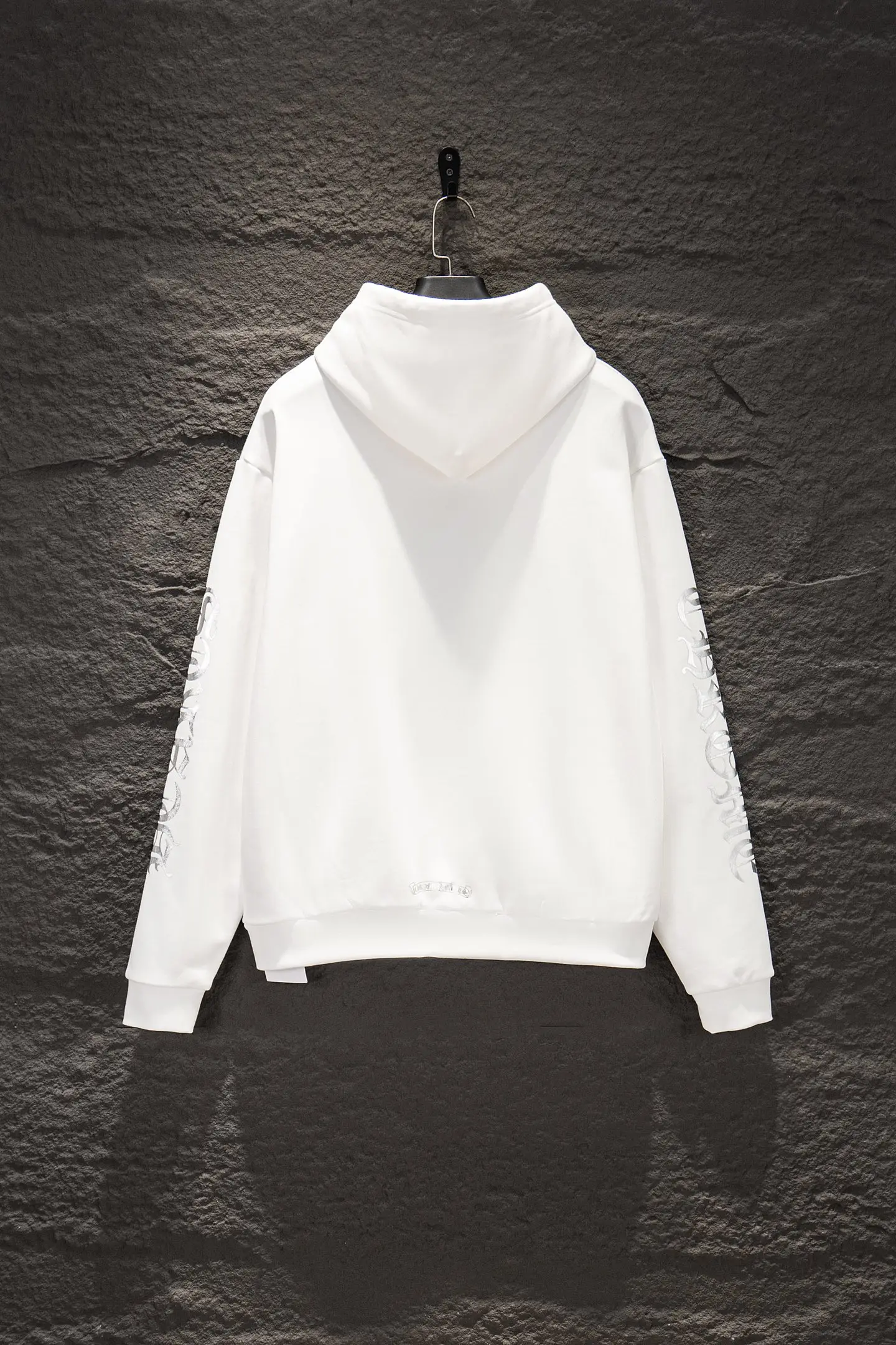 Logo Print Oversized Cotton Hoodie D20524218 — view 2