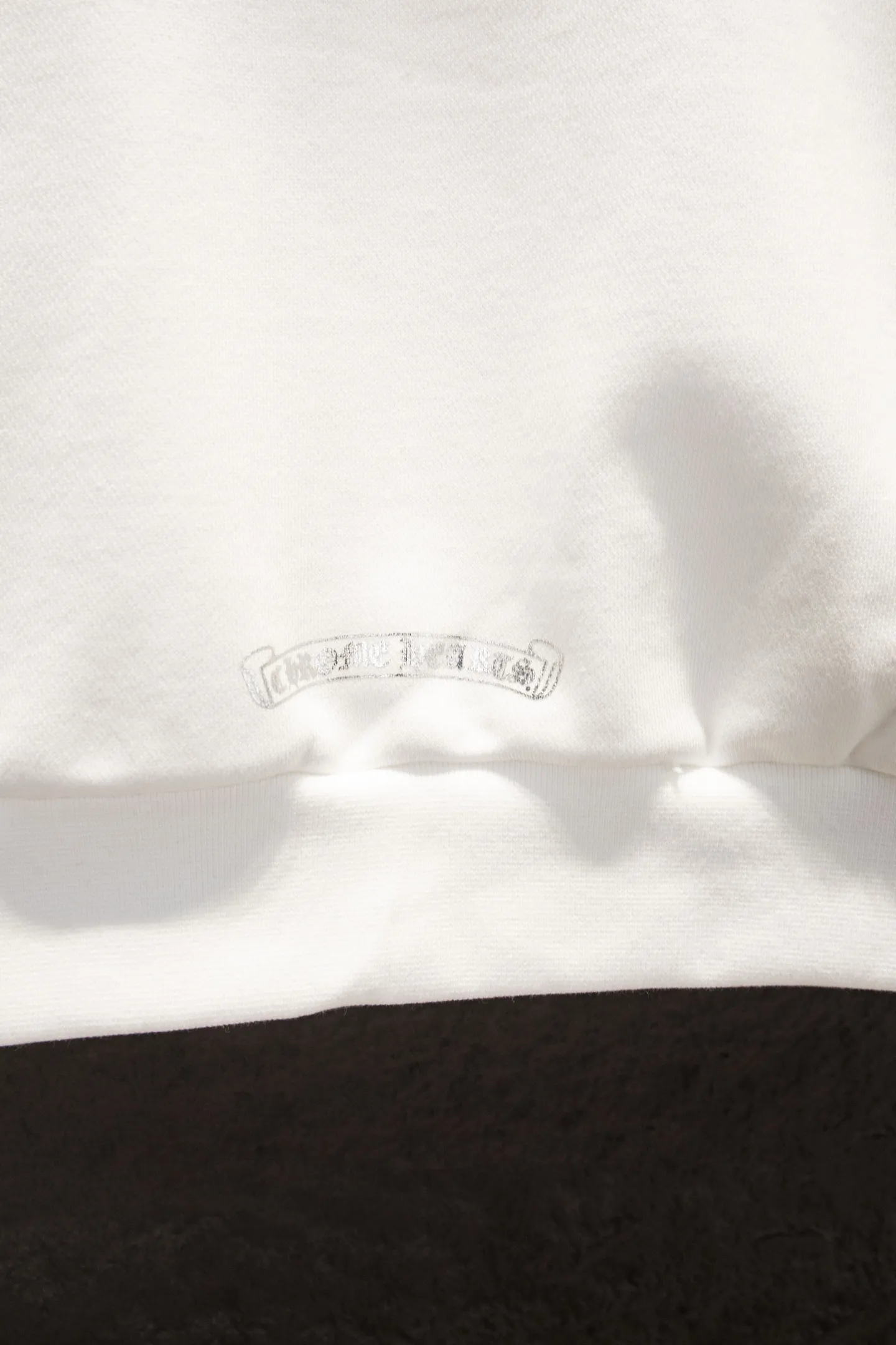 Logo Print Oversized Cotton Hoodie D20524218 — view 7
