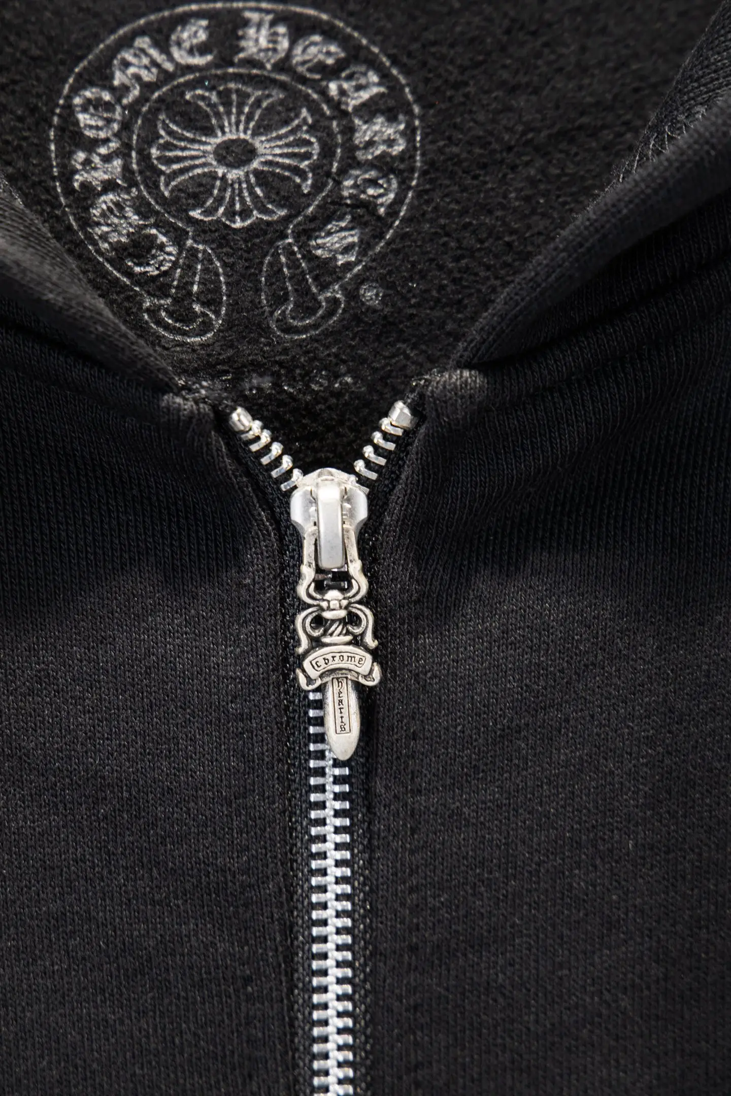 Logo-Print Cotton-Fleece Zip-Up Hoodie D22924245 — view 10